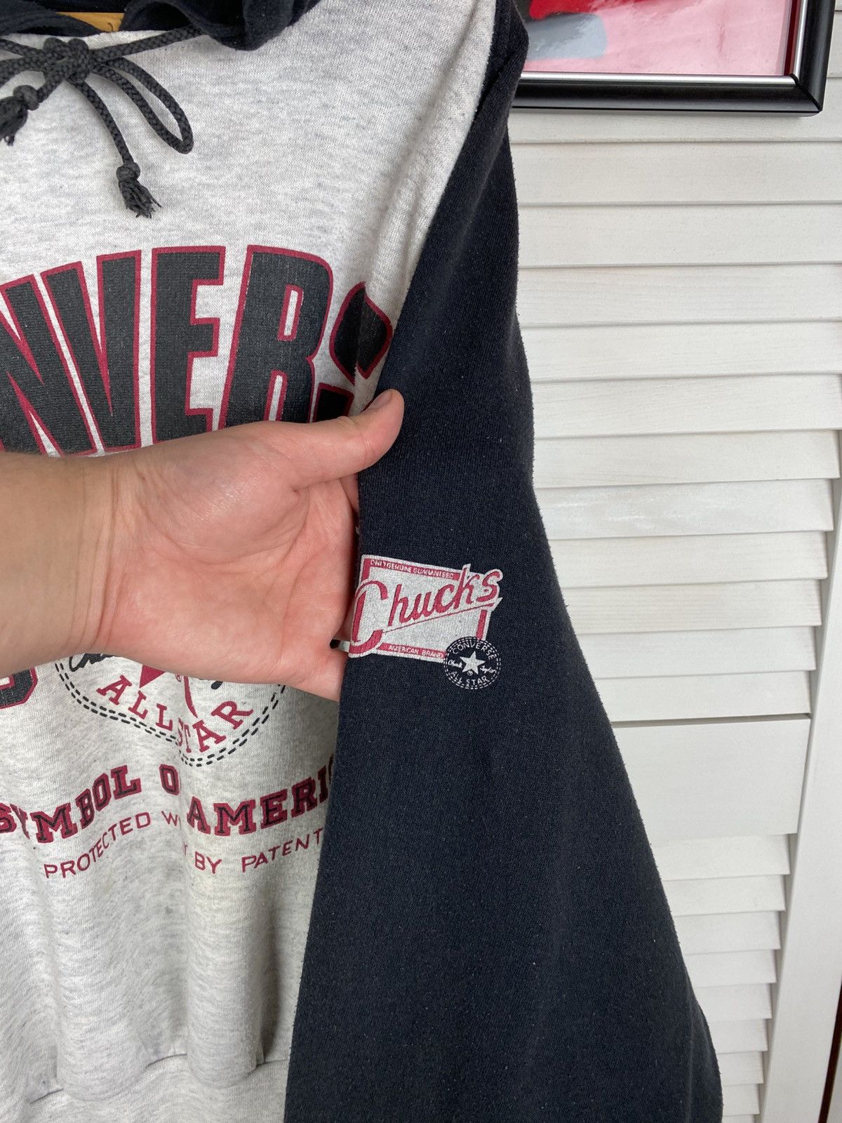 Converse Vintage 90s Hoodie Converse All Star Of America Casual Retro Size US M / EU 48-50 / 2 - 4 Thumbnail