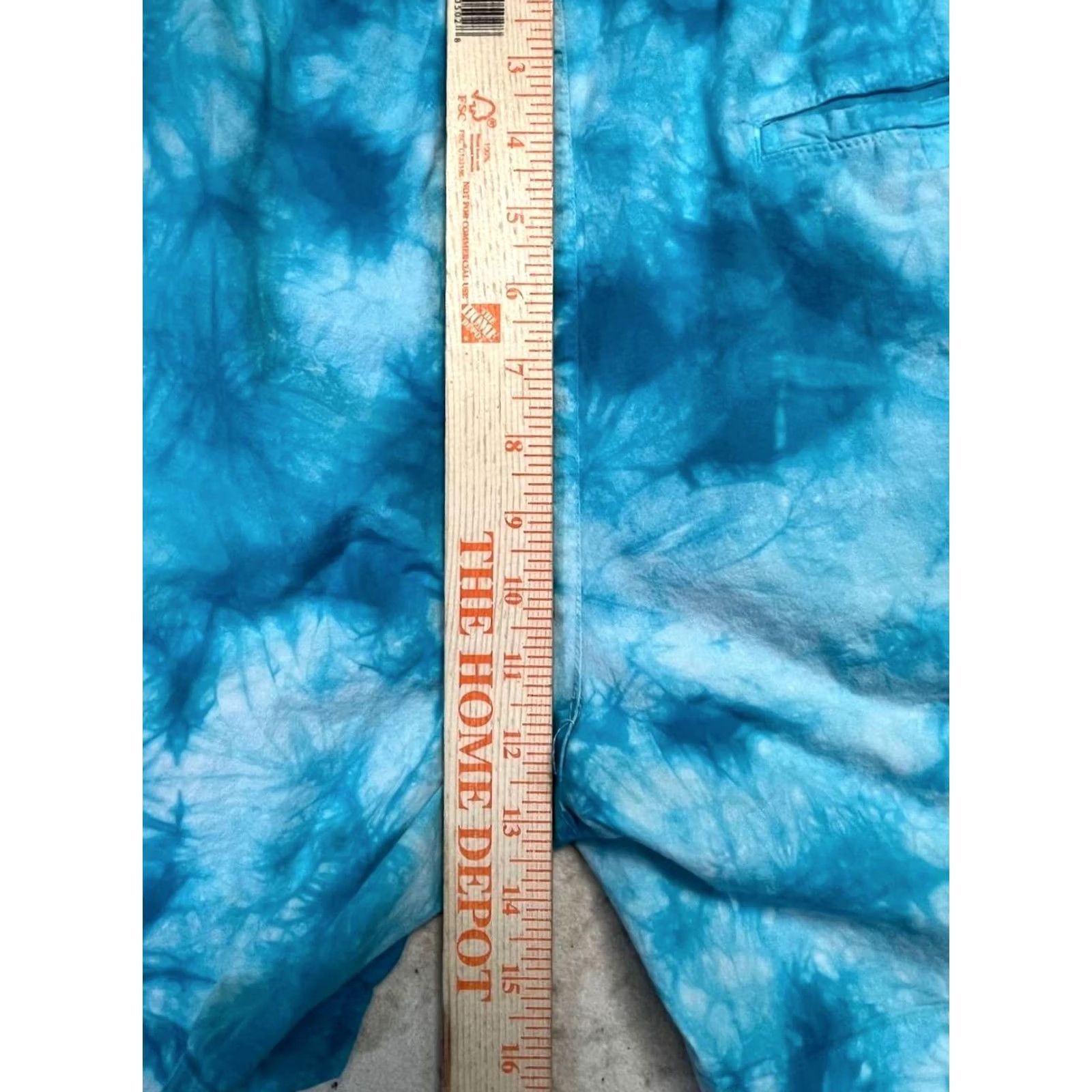 Vintage Modern Amusement Blue Drawstring Swim Shorts Men's Medium Size US 31 - 3 Thumbnail