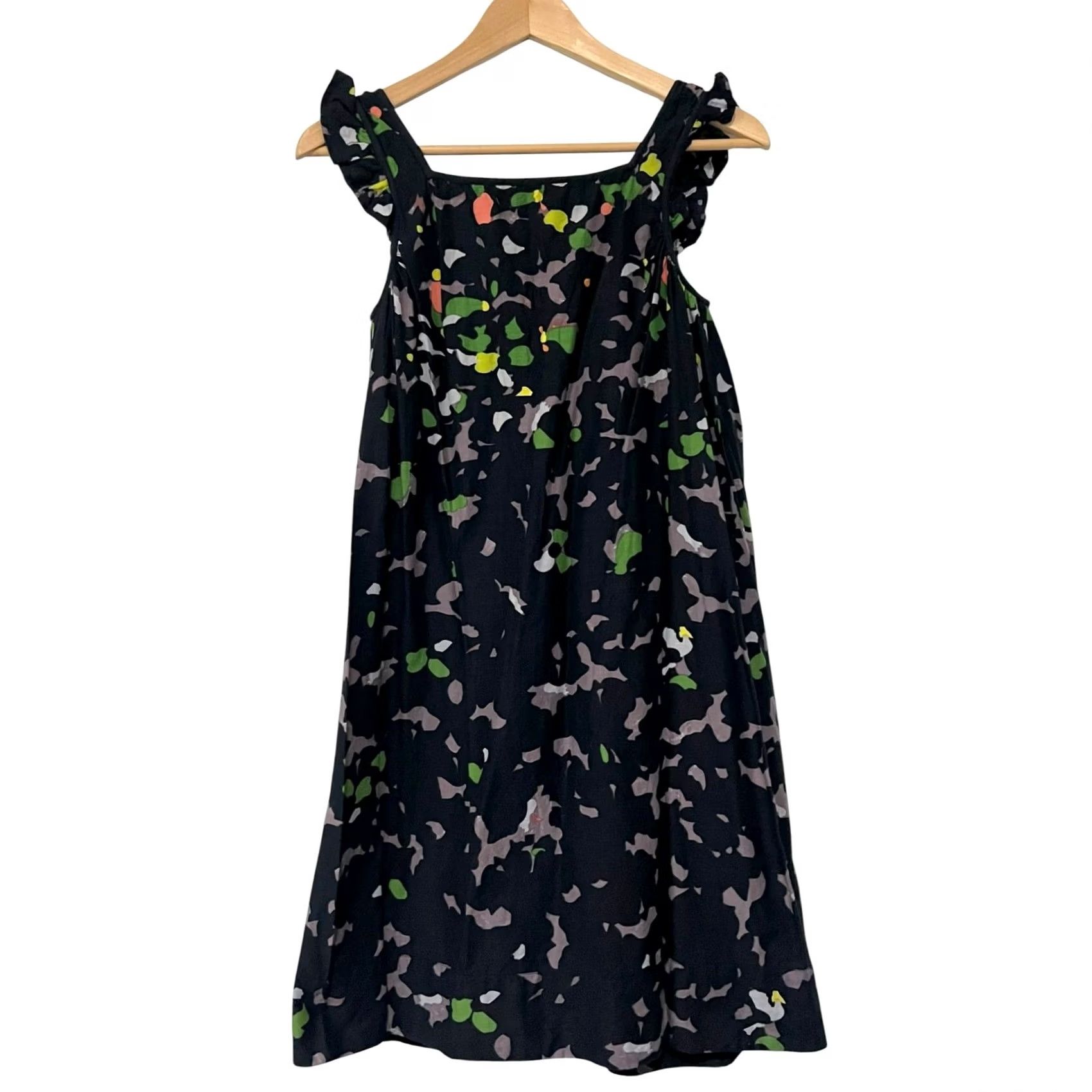 French Connection French Connection Dress Sleeveless Navy Blue Sequin Mini A-Line 2 Womens Size XS / US 0-2 / IT 36-38 - 3 Thumbnail