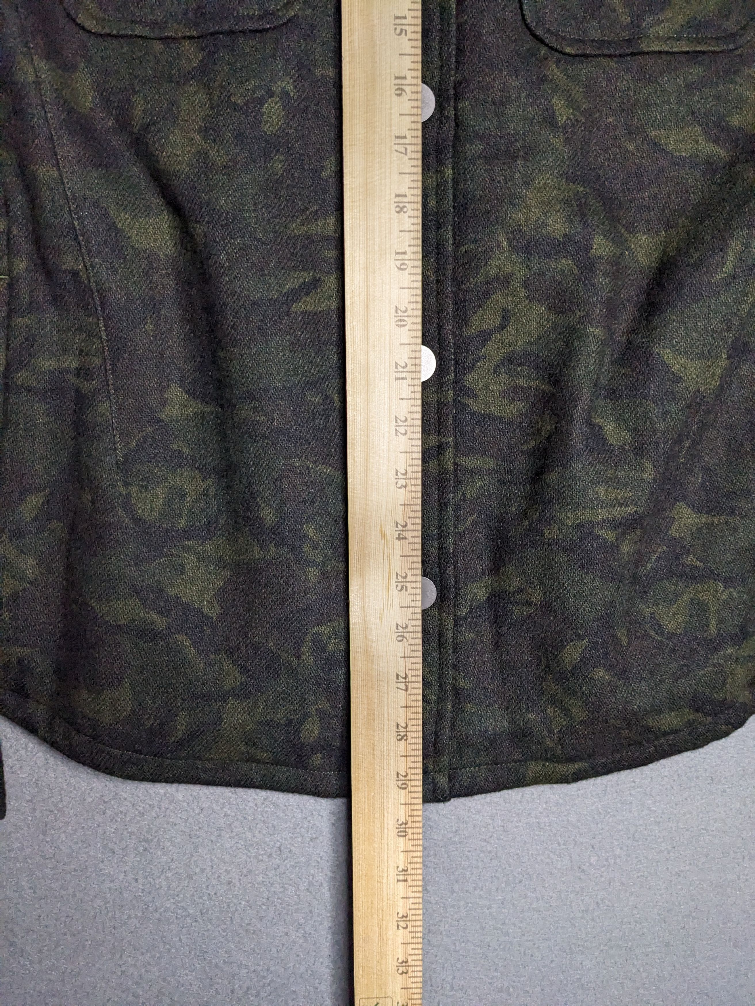 junhashimoto Jun Hashimoto Camo Wool Overshirt XL Jacket Military Shacket Size US XL / EU 56 / 4 - 11 Thumbnail