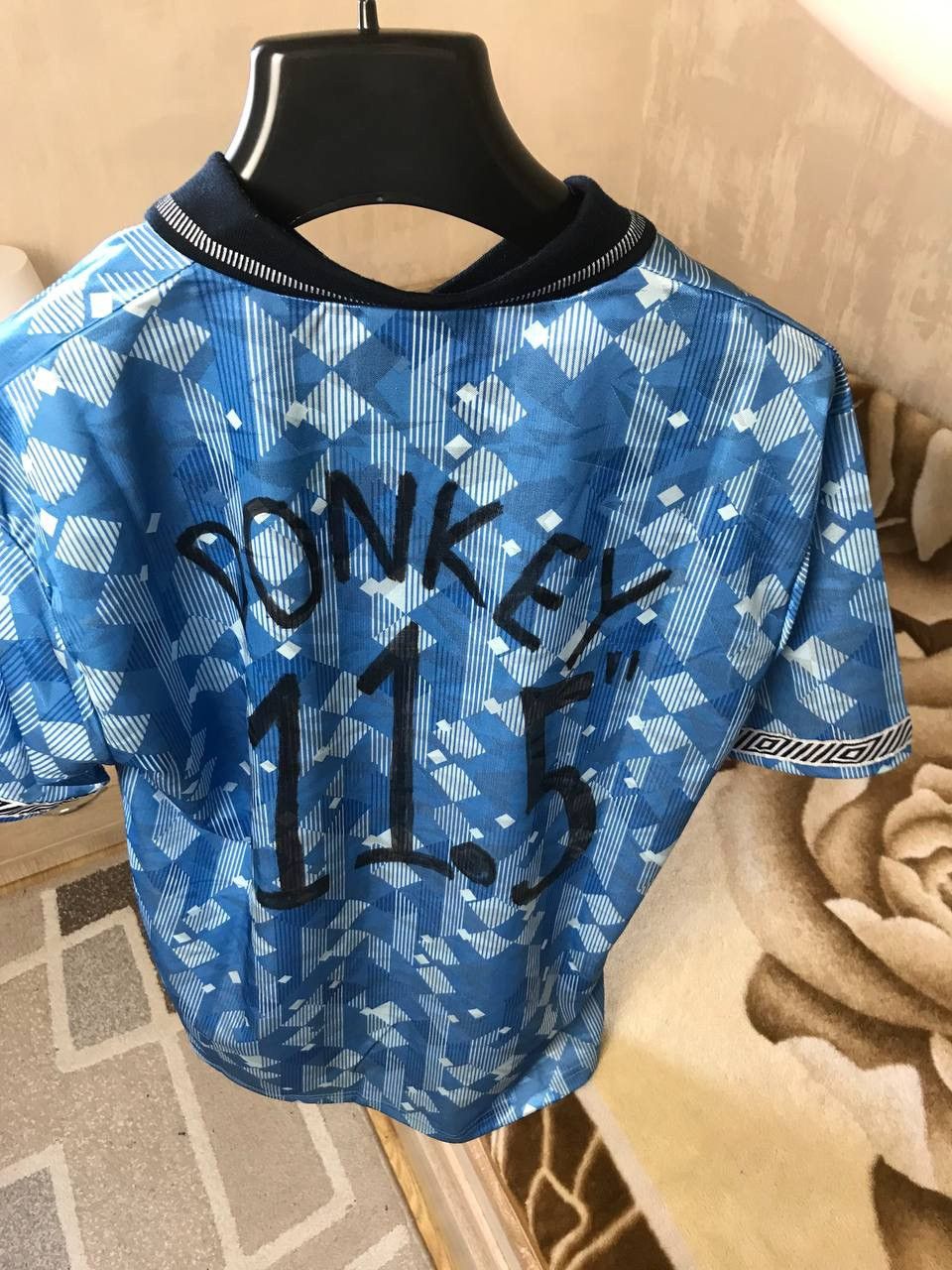 Umbro 🔥 90s Umbro England Vintage Jersey Shirt Soccer Size US XL / EU 56 / 4 - 7 Thumbnail