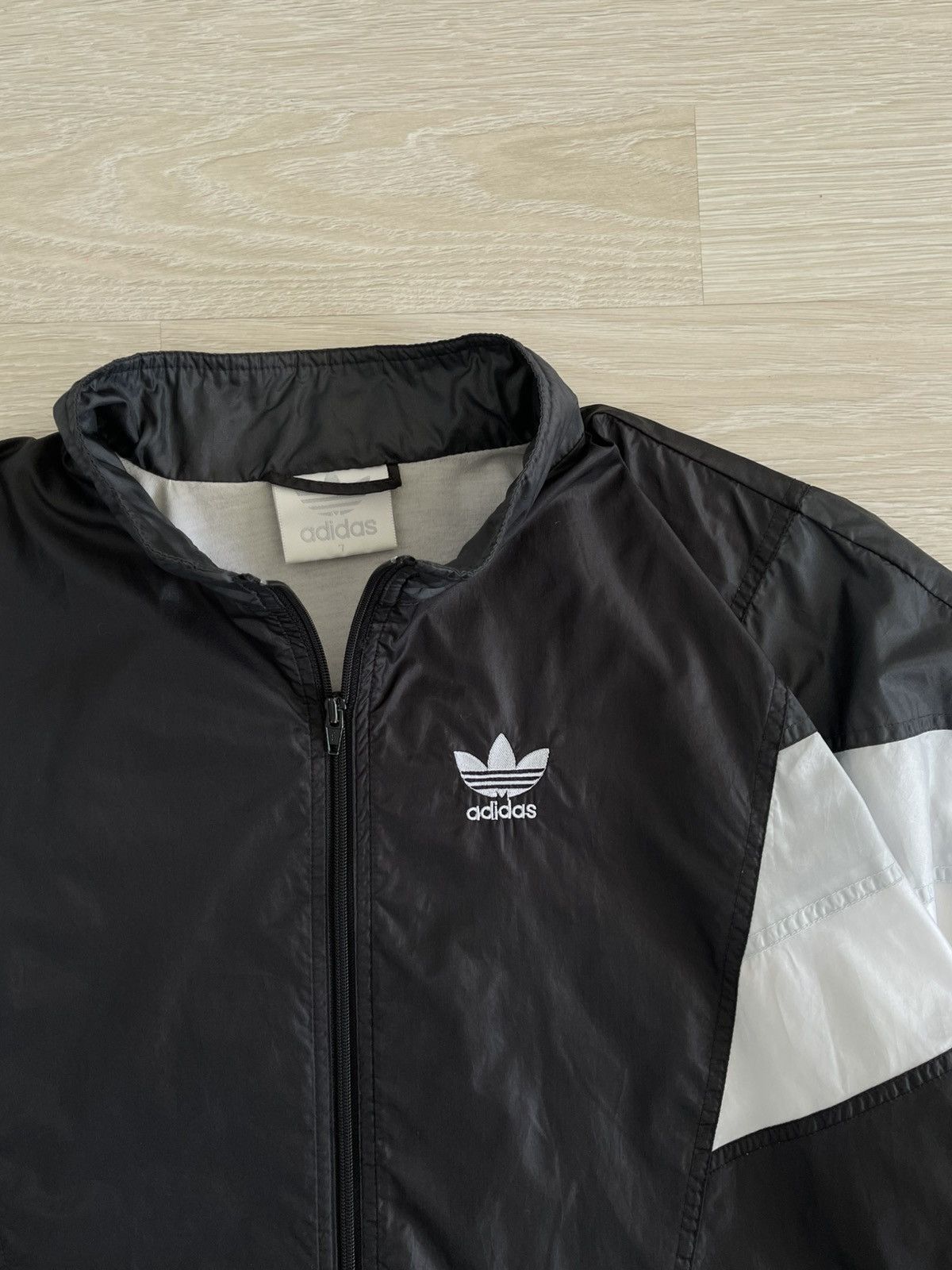 Adidas 90s Vintage Adidas Y2k Nylon Baggy Windbreaker Track Jacket Size US L / EU 52-54 / 3 - 6 Thumbnail