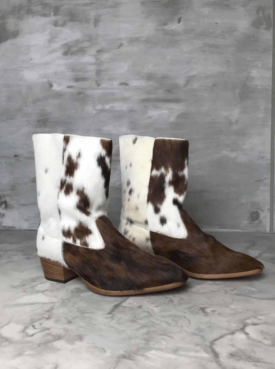 Vivienne Westwood [🔥🔥Grail🔥🔥] Vivienne Westwood Calf Hair Boots Size US 11 / EU 44 - 1 Thumbnail