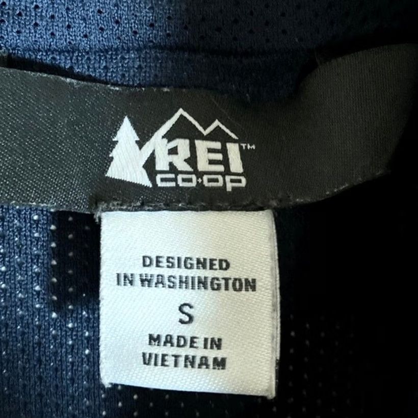 Vintage REI Co-Op Mens Jacket Navy Blue Full-Zip Hooded Windbreaker Long Sleeve Small Size US S / EU 44-46 / 1 - 6 Thumbnail