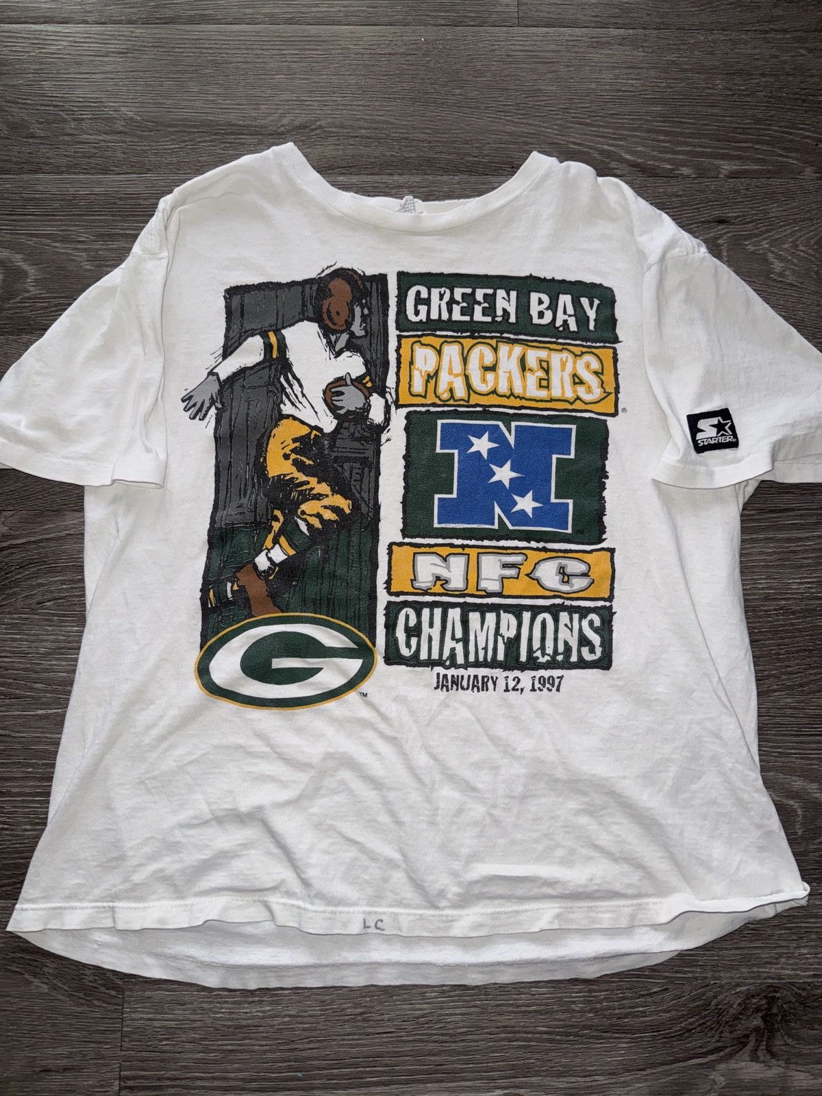 Vintage Vintage Green Bay Packers T Shirt Size US L / EU 52-54 / 3 - 1 Thumbnail