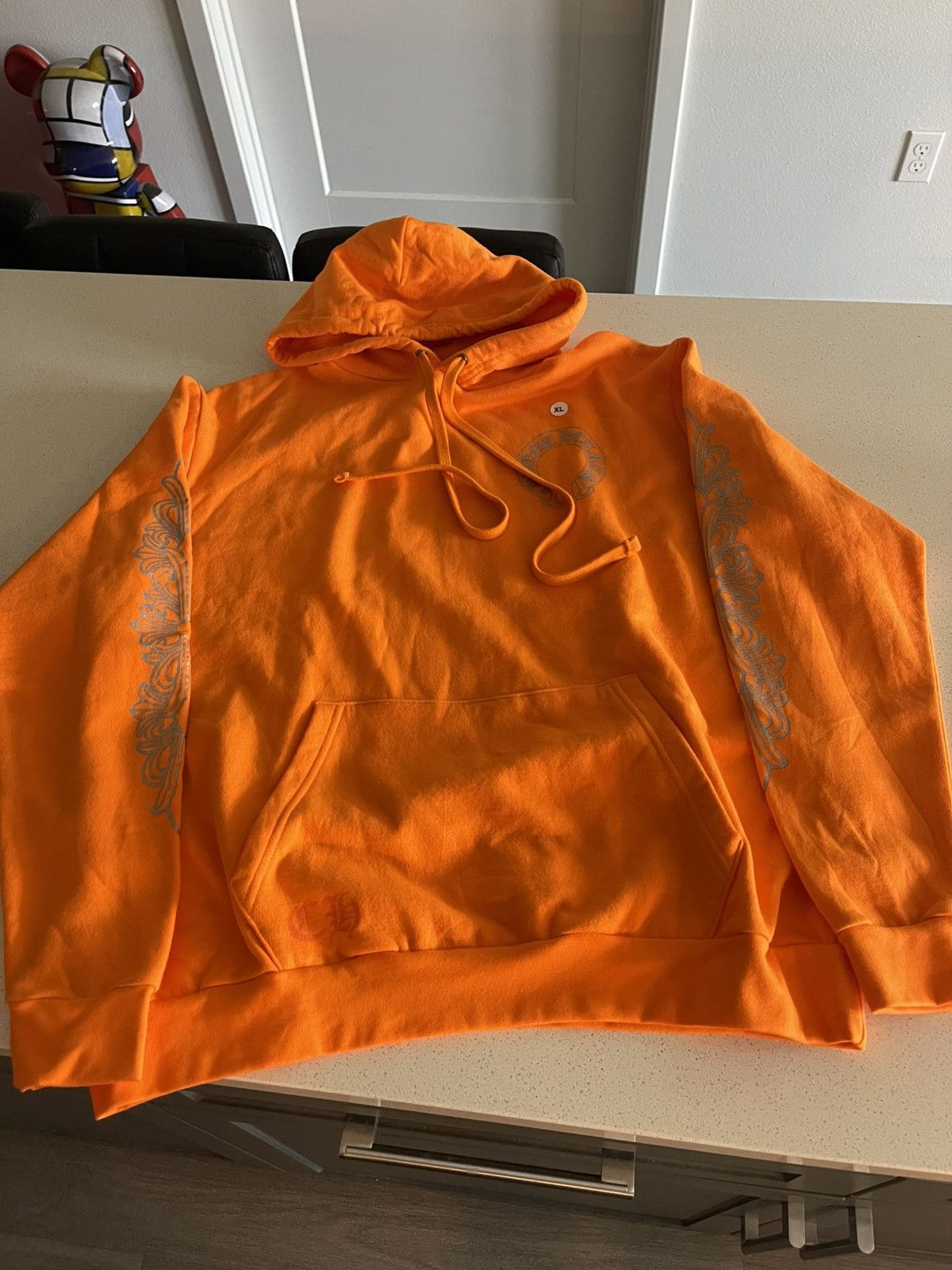 Chrome Hearts Chrome Hearts Horseshoe Floral Hoodie Size US XL / EU 56 / 4 - 2 Thumbnail