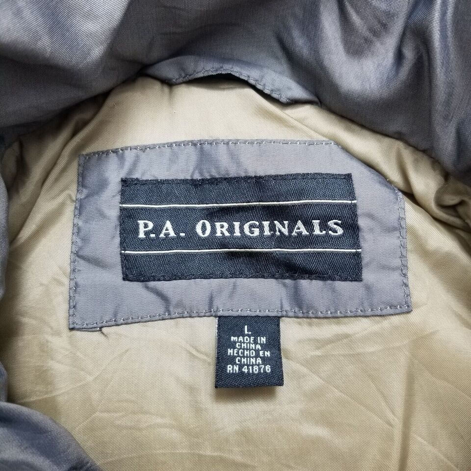 Other PA Originals Jacket Womens Large Beige Pockets Zip Size L / US 10 / IT 46 - 6 Thumbnail