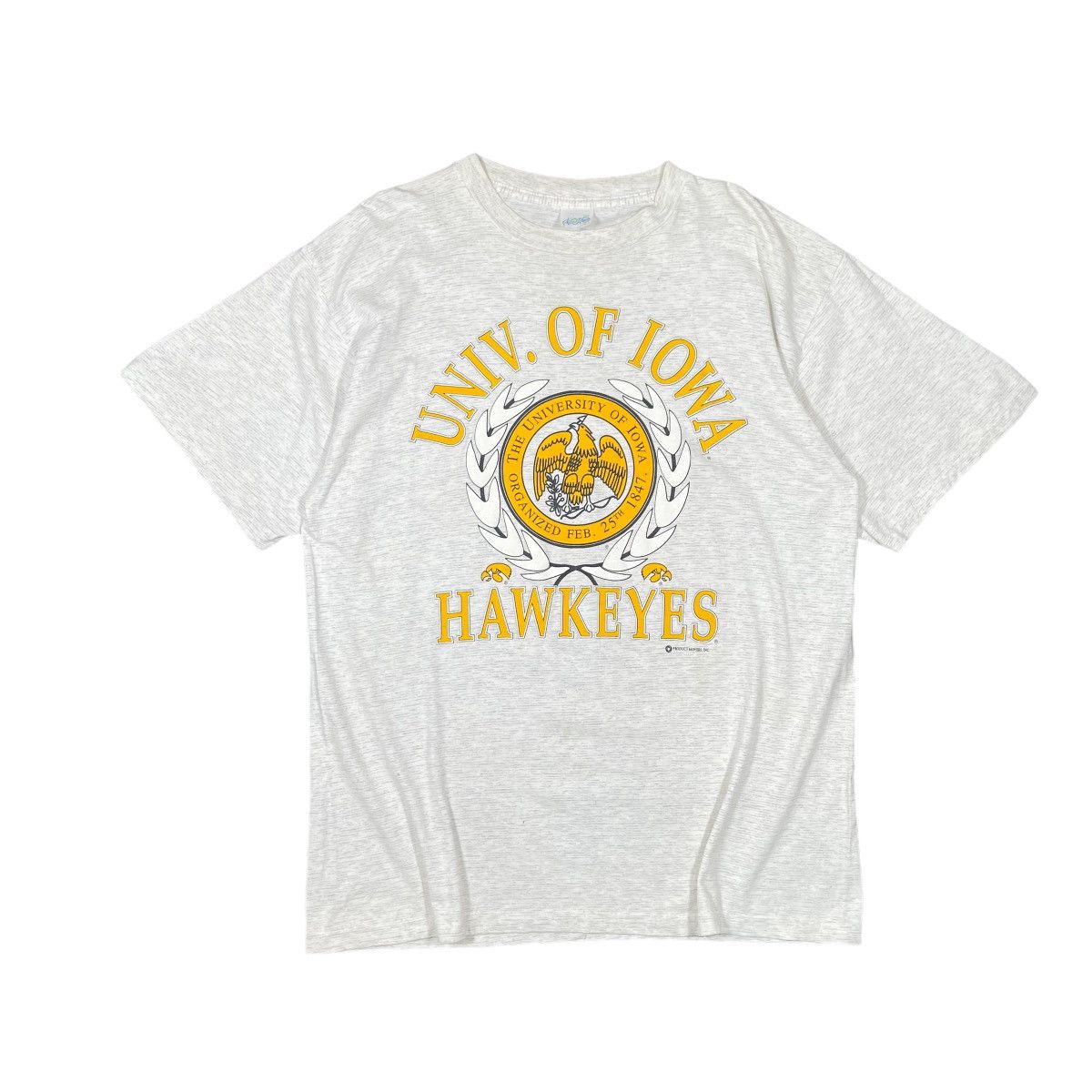 Vintage Vintage 1980 University of Iowa Hawkeyes USA T Shirt Size US XL / EU 56 / 4 - 1 Thumbnail