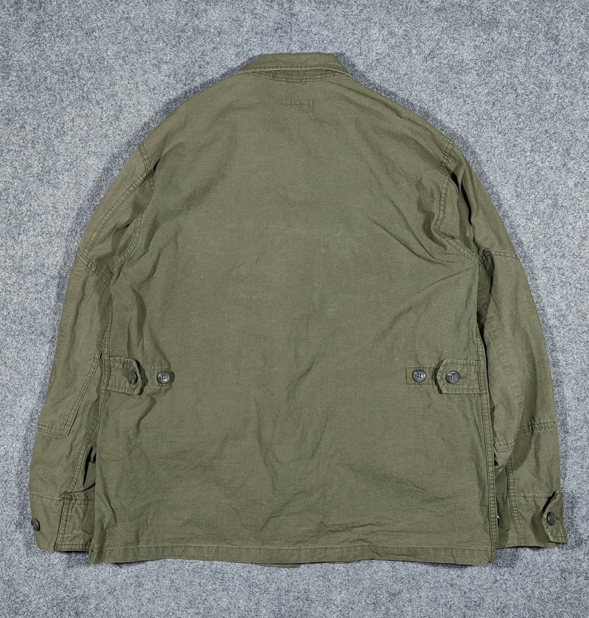 14th Addiction × Aspesi × Engineered Garments 2000s Aspesi a Blue Garments Chore Parka Jacket Size US L / EU 52-54 / 3 - 4 Thumbnail