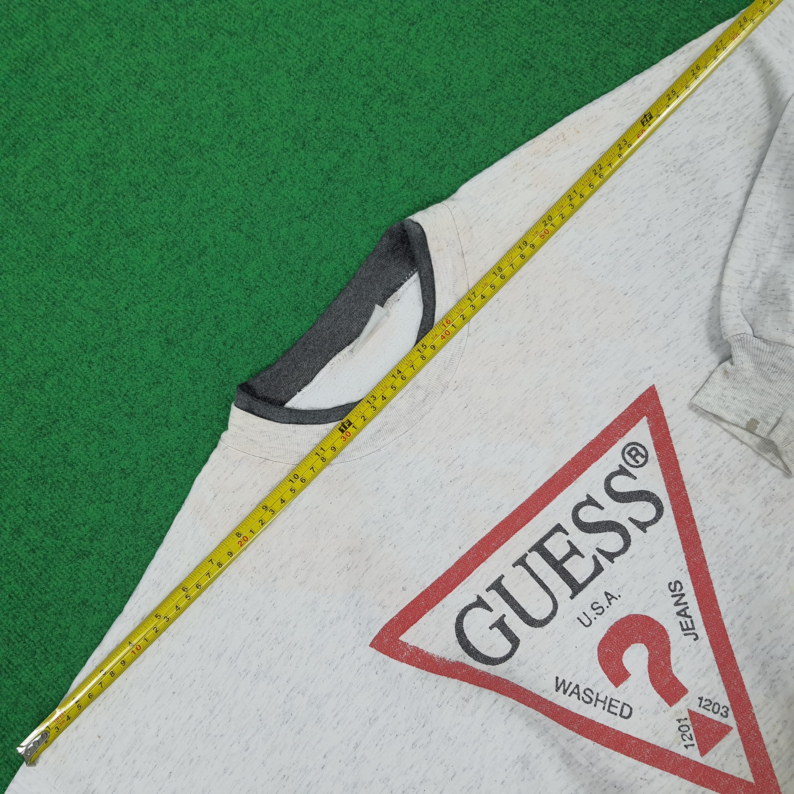 Guess × Vintage Vintage GUESS Jeans USA Sweatshirt Size US XL / EU 56 / 4 - 7 Thumbnail