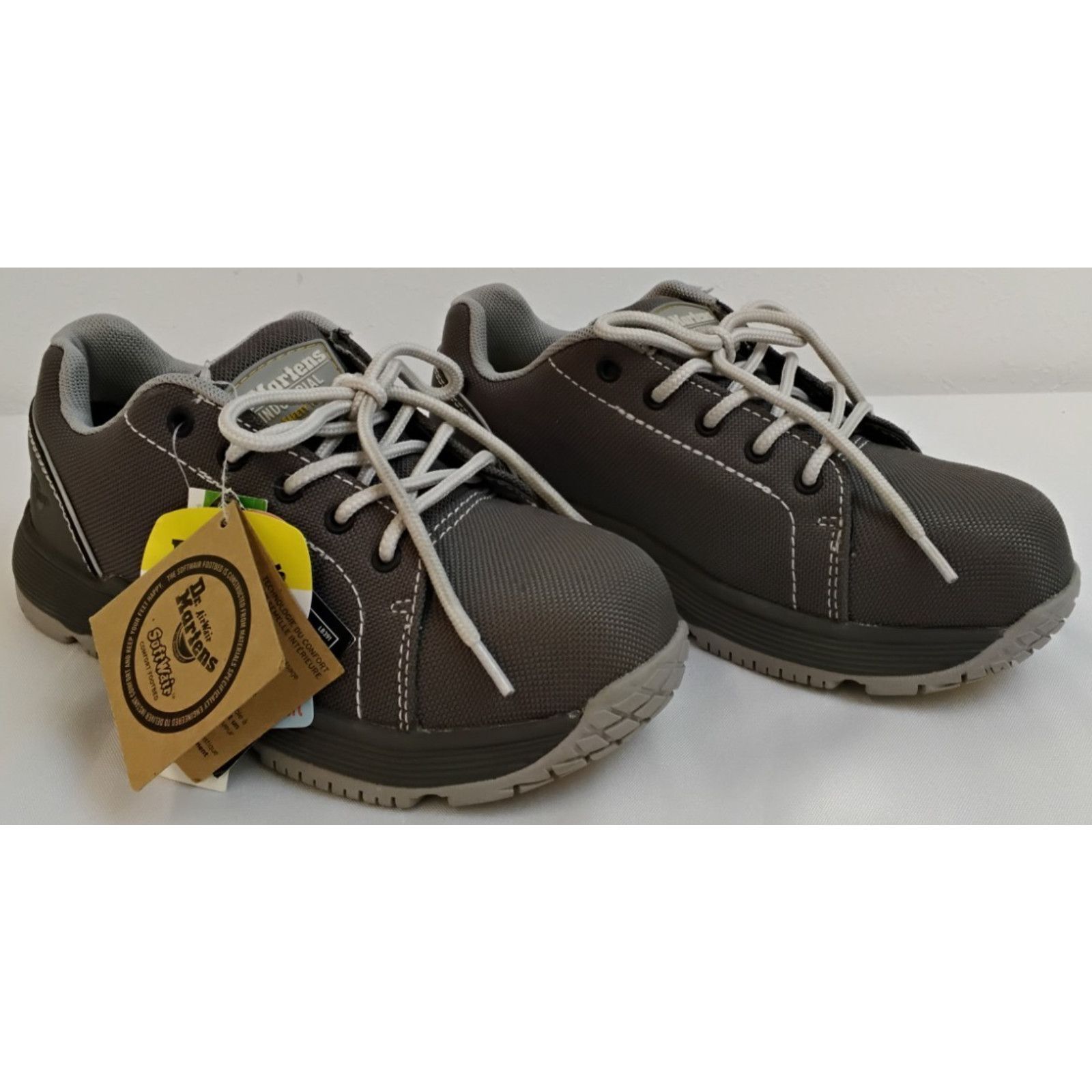 Dr. Martens Dr Martens Industrial Steel Toe Shoes Women's 5 Gray Mesh Size US 5 / IT 35 - 4 Thumbnail