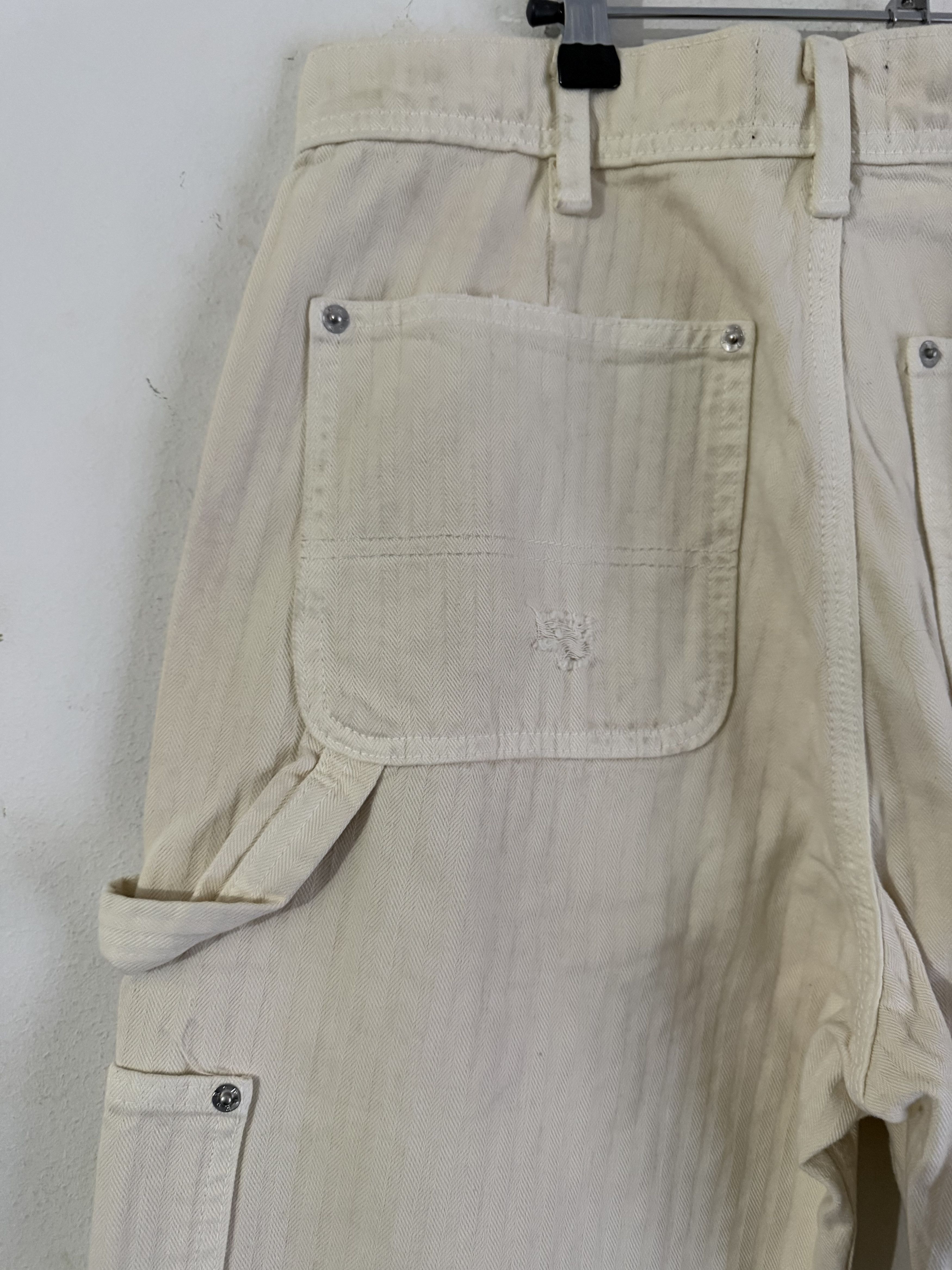 Enfants Riches Deprimes Off-White Double Knee Paint Denim Trousers Size US 30 / EU 46 - 13 Thumbnail