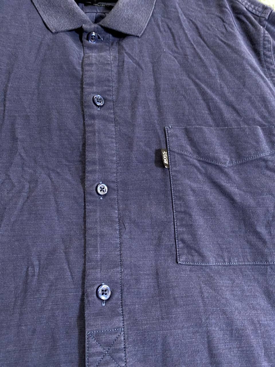 Hugo Boss × Vintage Vintage Button Shirt Boss Hugo Boss Men's Long Sleeve Size US L / EU 52-54 / 3 - 12 Thumbnail