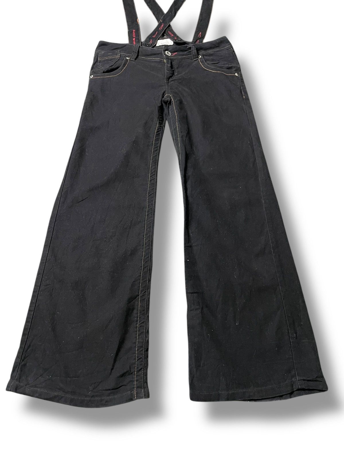 Japanese Brand × Seditionaries × Vintage Vintage AVICE Gothic Flare Jeans Bondage (78) Size US 32 / EU 48 - 4 Thumbnail