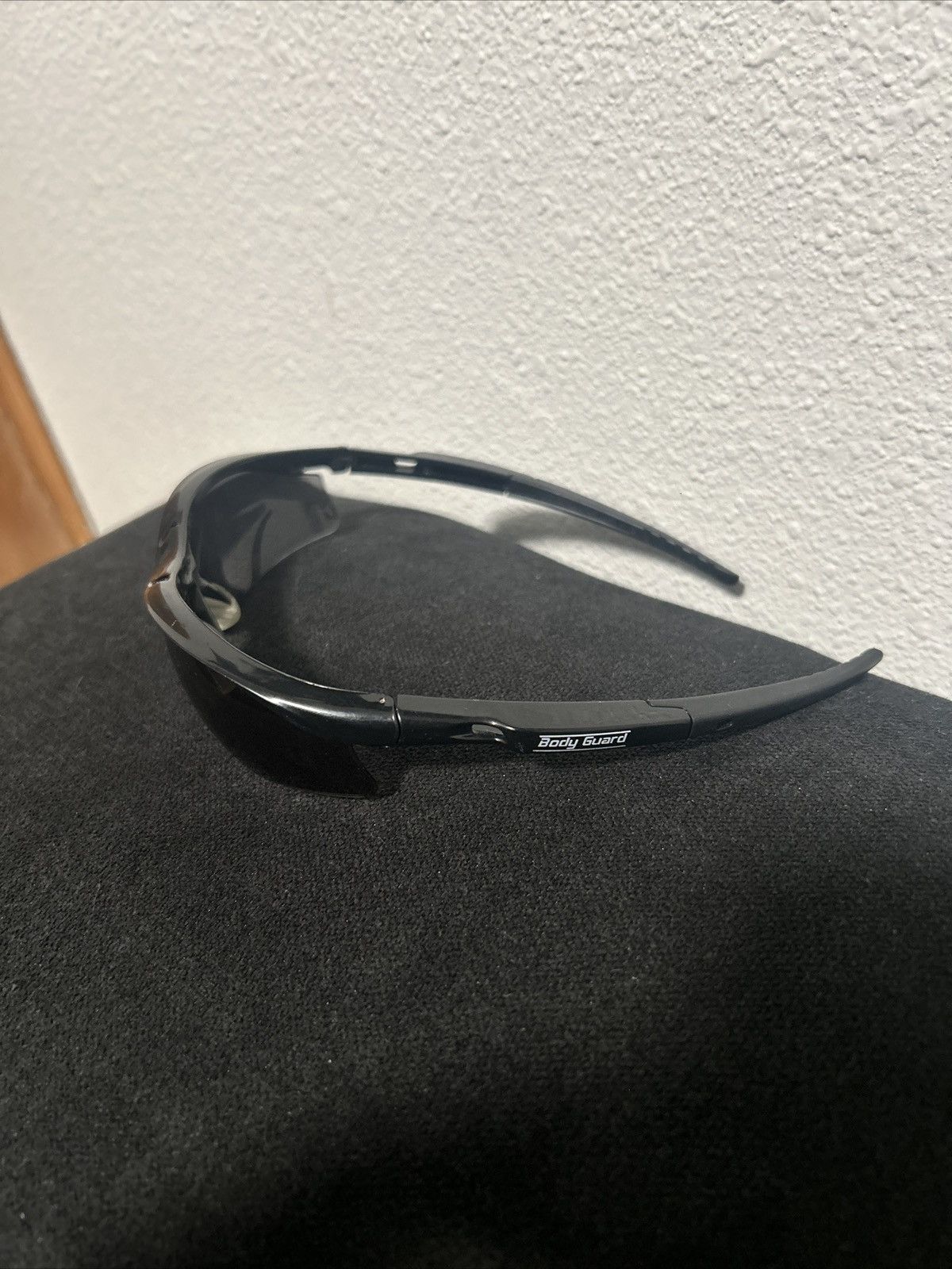 Other Body Guard Men's Sunglasses Sport Wrap-Around, Black/Brown Size ONE SIZE - 3 Thumbnail