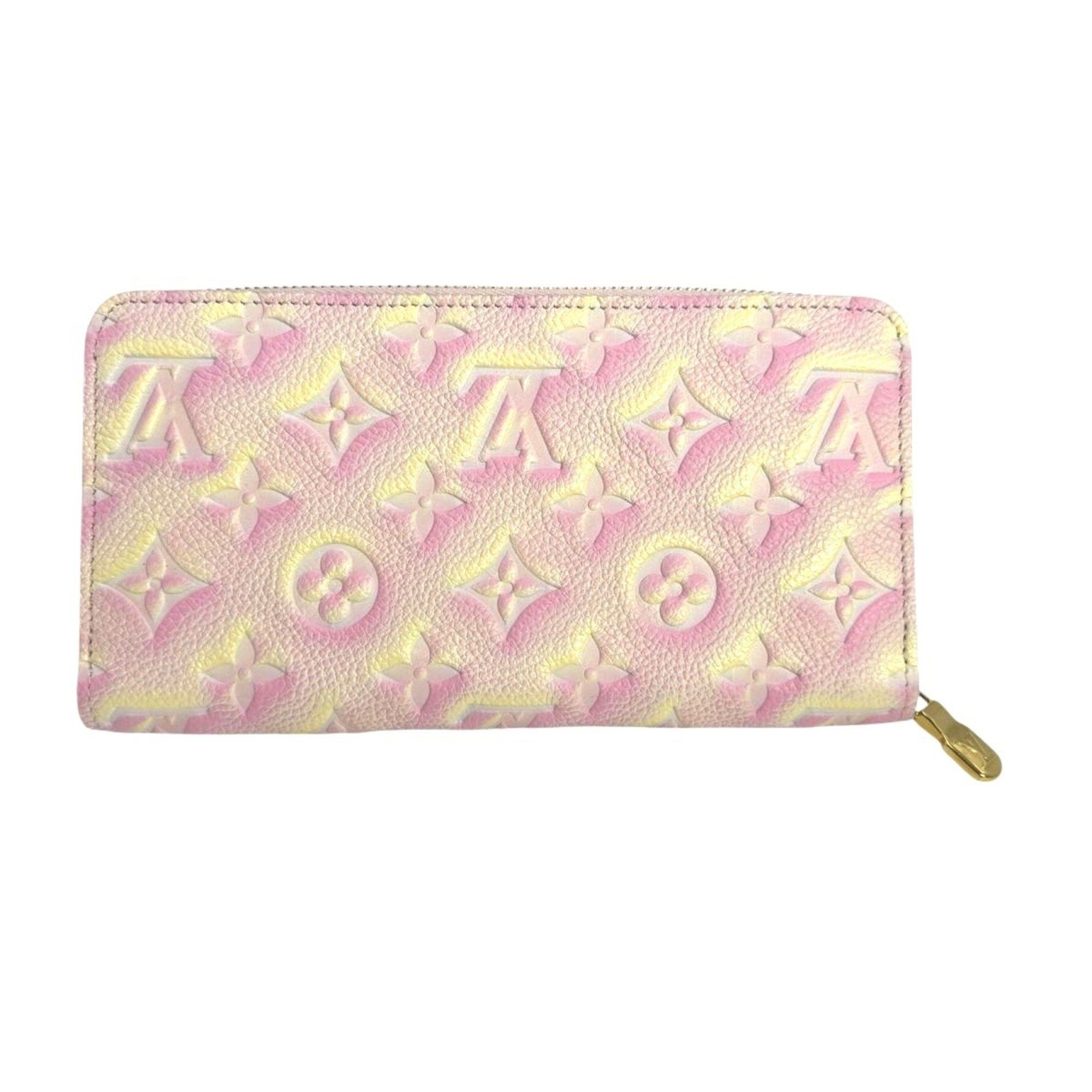 Louis Vuitton Louis Vuitton Long Wallet Round Zipper Monogram Empreinte Zippy M81299 Pink Size ONE SIZE - 1 Thumbnail