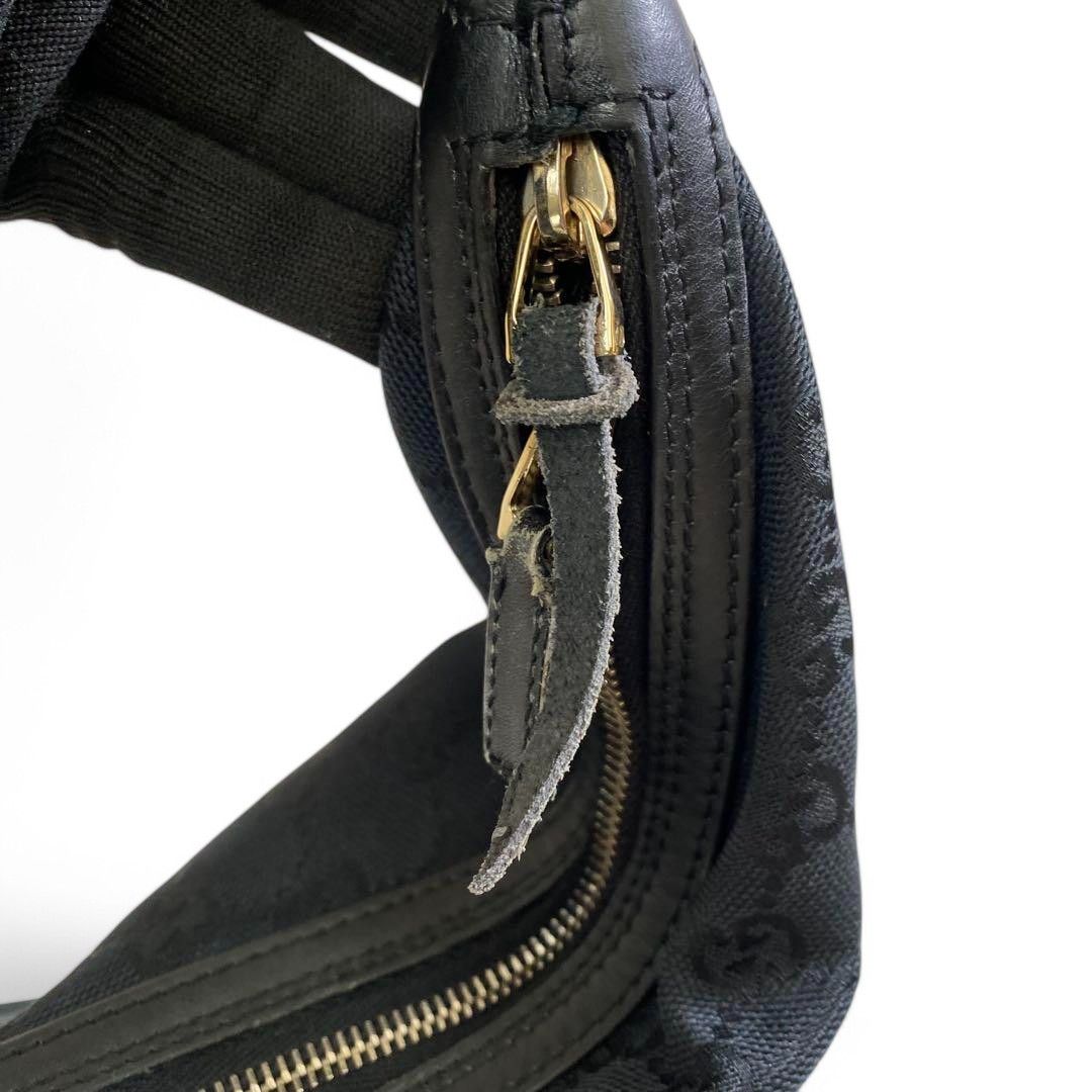 Gucci Gucci - Shoulder Bag Monogram Black Leather GG Size ONE SIZE - 7 Thumbnail
