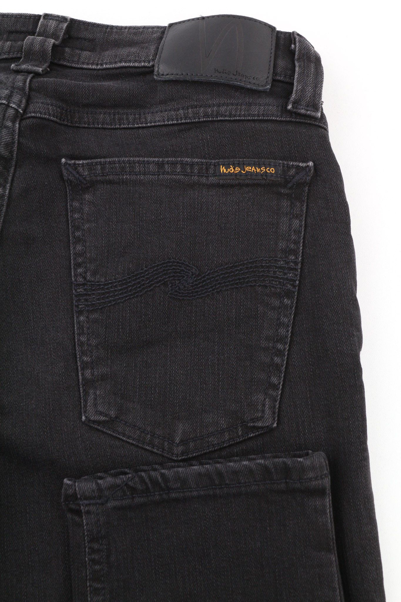 Nudie Jeans SKINNY LIN USED BLACK W28/L32 Cotton Jeans 80437 Size US 28 / EU 44 - 5 Thumbnail