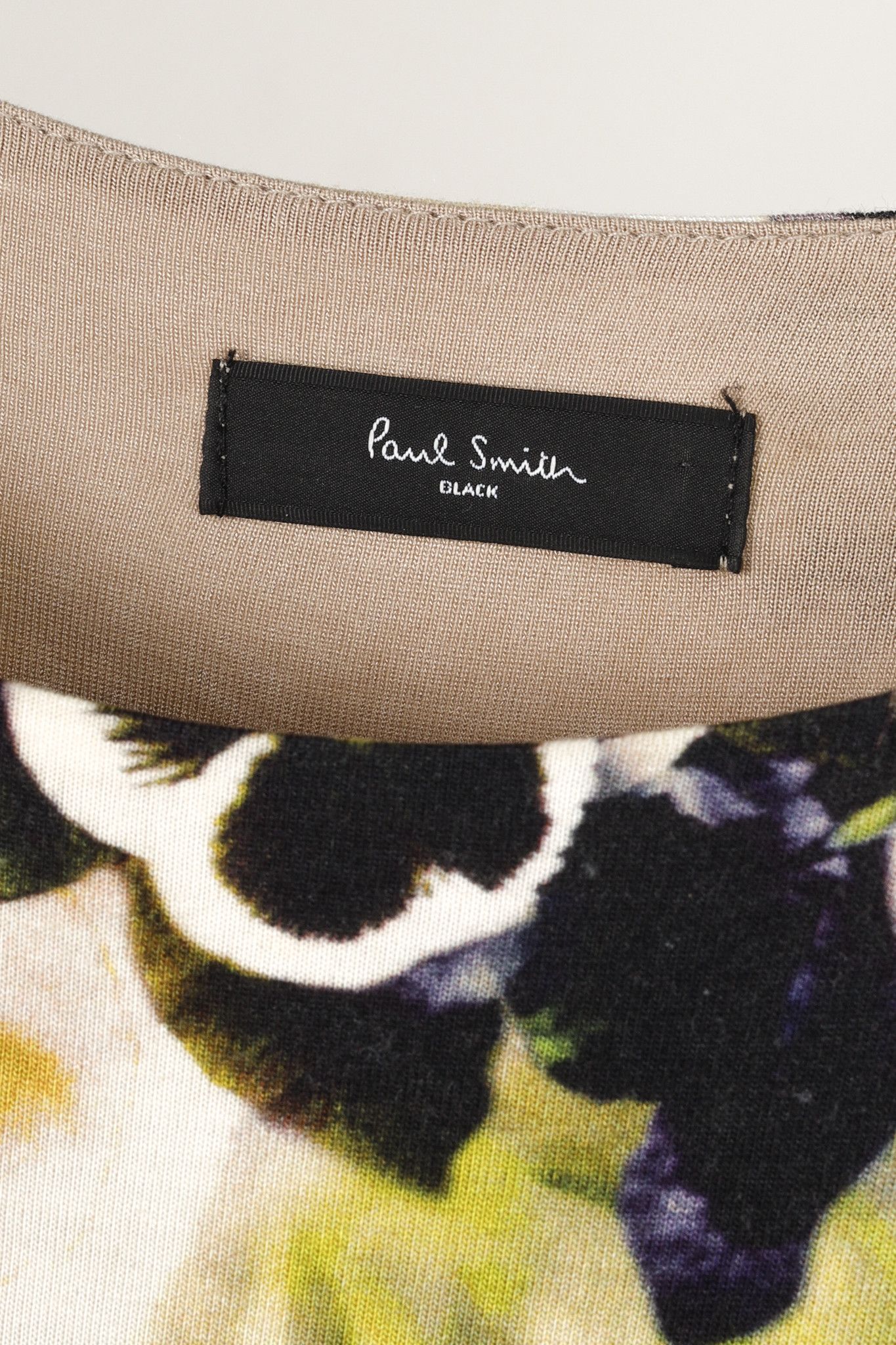 Paul Smith Paul Smith Black Label White Floral Jersey Midi Dress Size L / US 10 / IT 46 - 4 Thumbnail
