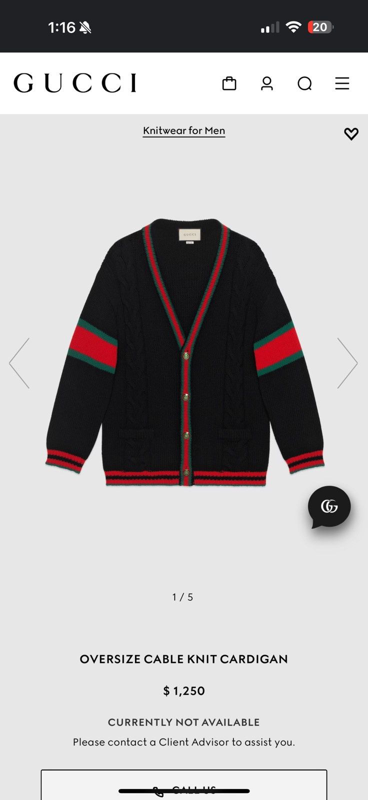 Gucci Gucci Cable Knit Cardigan Size (XXXL) Flawless 🧼 Size US XXL / EU 58 / 5 - 16 Thumbnail
