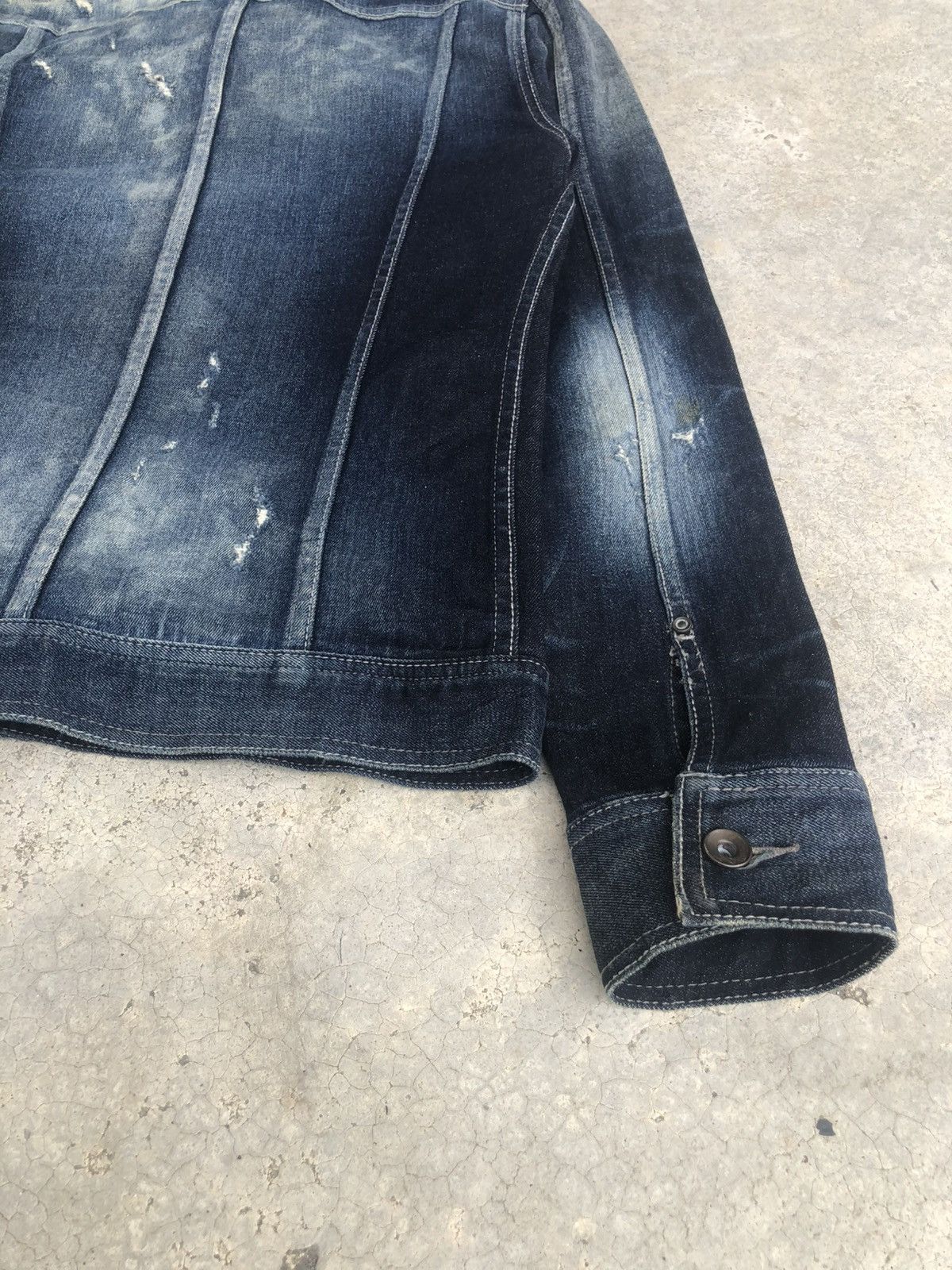 If Six Was Nine Japanese Fuga Distressed Denim Size US M / EU 48-50 / 2 - 20 Thumbnail