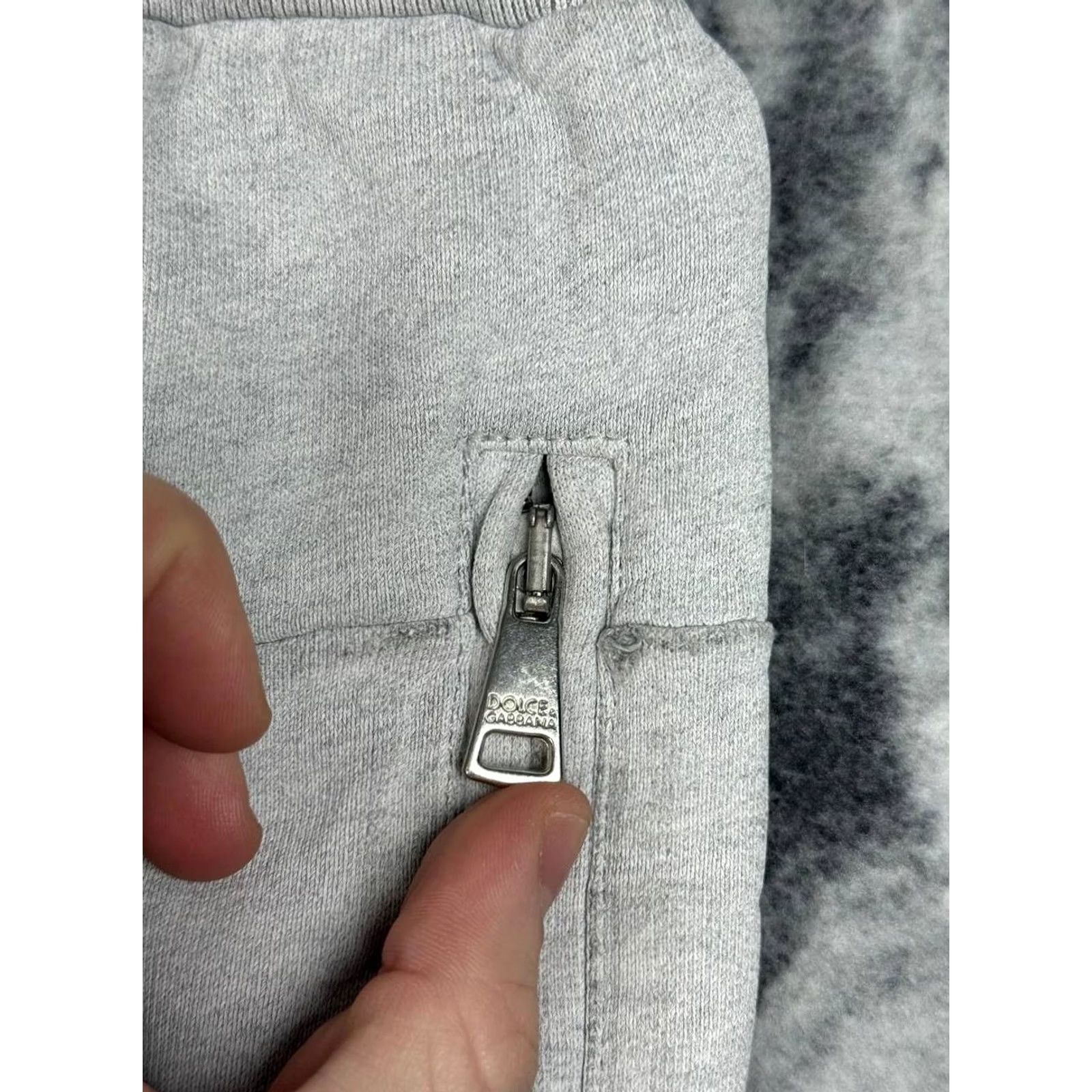 Dolce & Gabbana Dolce&Gabbana Sweatpants Double Drawstring Cotton DG Men Size 48 Gray Size US 32 / EU 48 - 3 Thumbnail