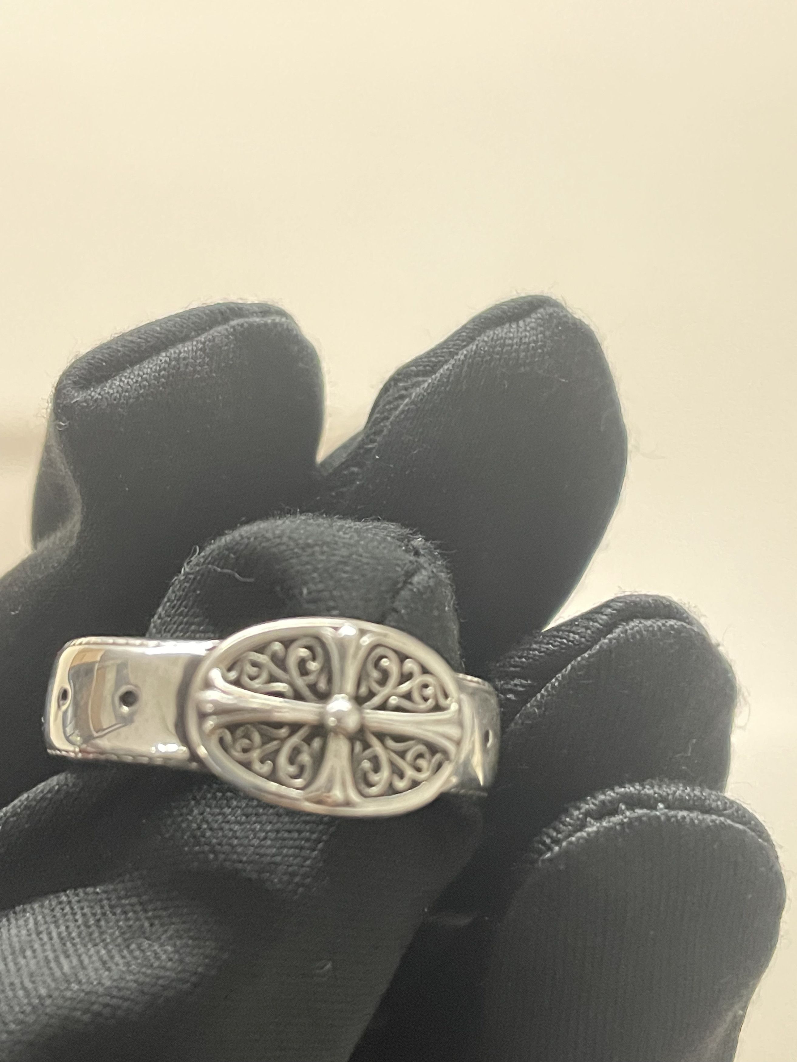 Chrome Hearts Chrome Hearts Silver Oval Belt Keeper Ring Size ONE SIZE - 11 Thumbnail