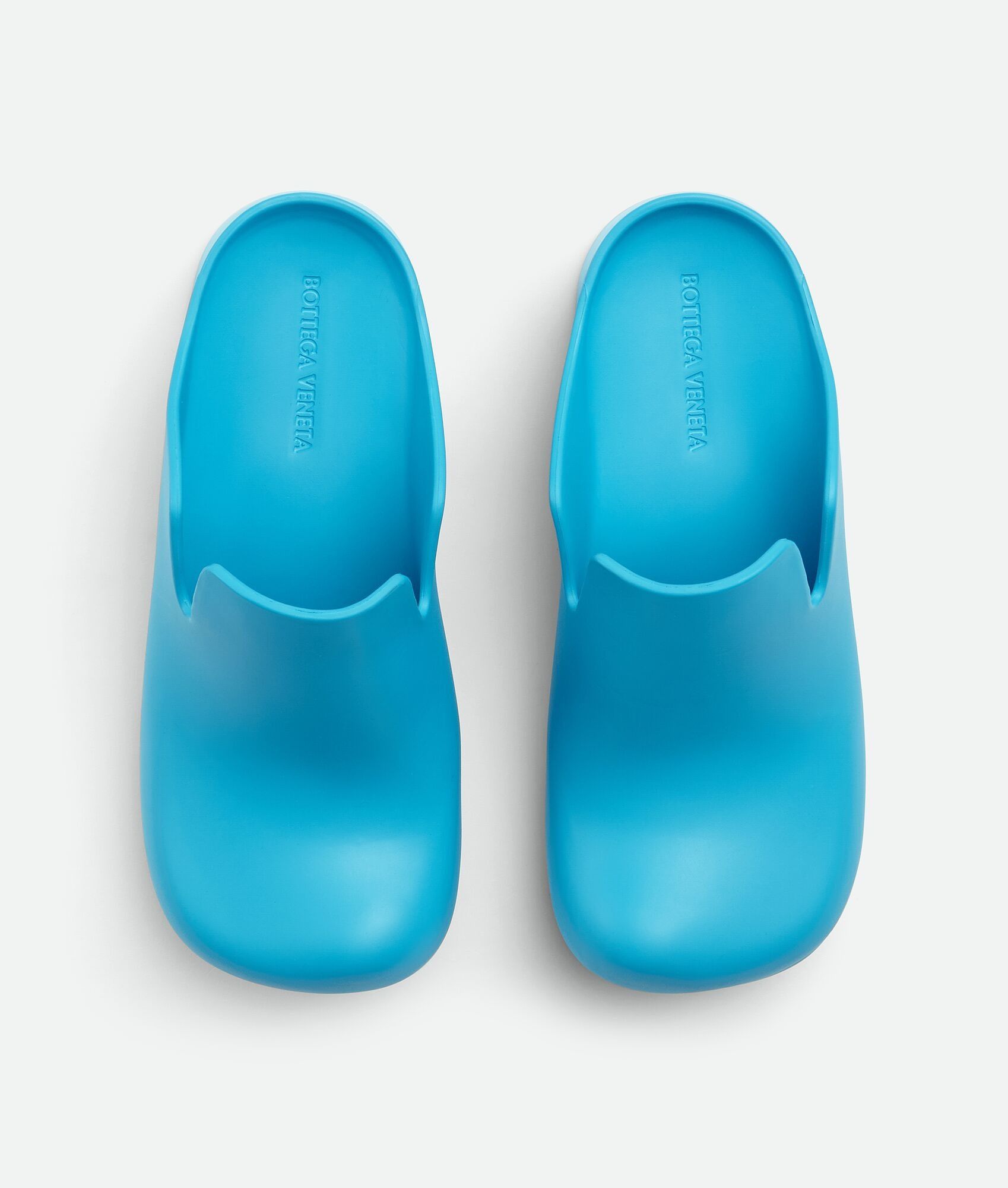 Bottega Veneta o1loc1c0925 667153 Rubber Flash Clogs in Pool Blue Size US 11 / IT 41 - 4 Thumbnail
