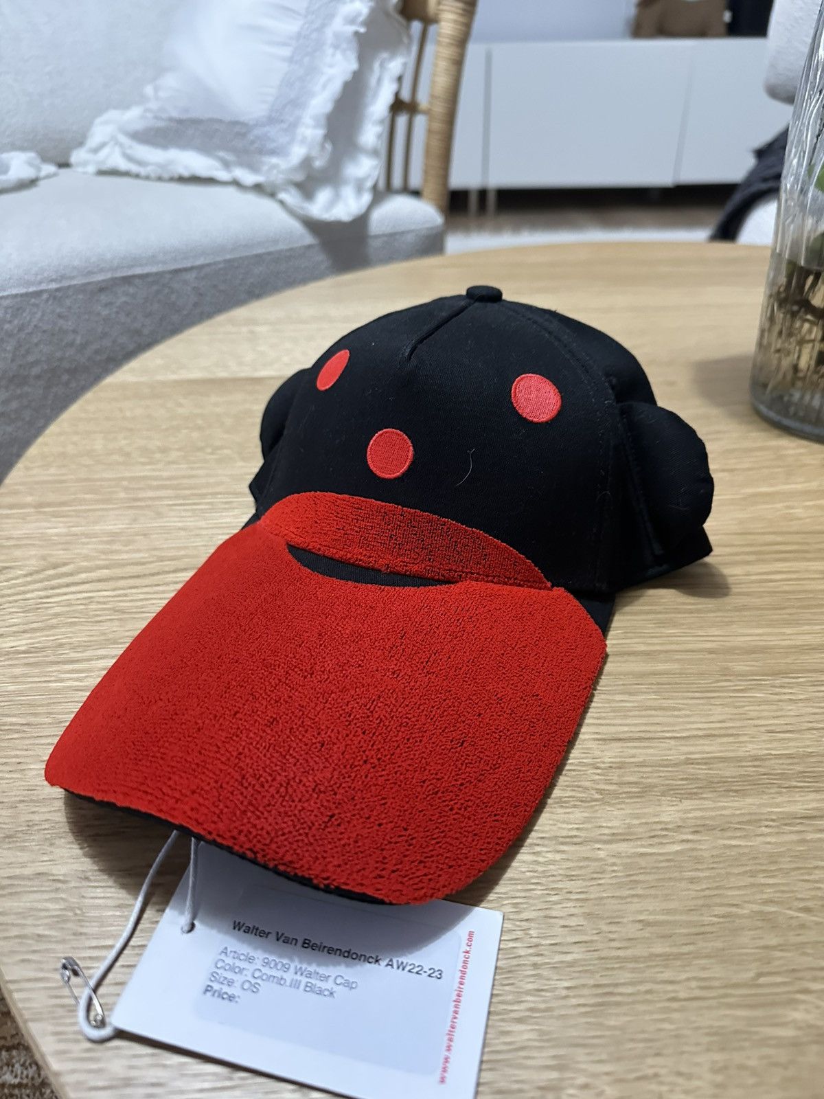 Walter Van Beirendonck Walter Van Beirendonck Long Brim Cap Size ONE SIZE - 1 Thumbnail