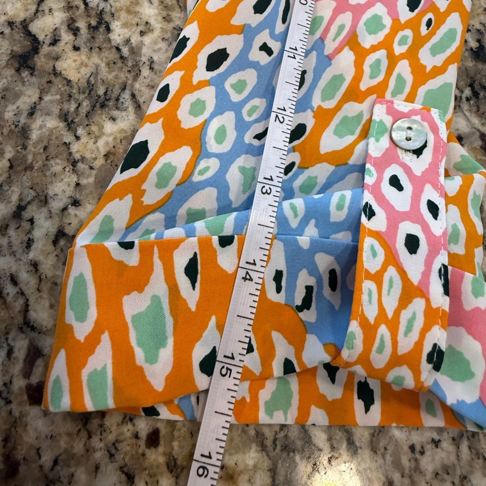 Other Jodifil colorful abstract leopard print polka dot top SZ SM Size S / US 4 / IT 40 - 10 Thumbnail