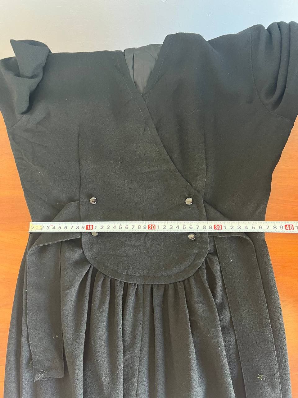 Celine RARE 1970/80’S CELINE 100% WOOL EVENING SOLID DRESS SIZE 36 Size XS / US 0-2 / IT 36-38 - 23 Thumbnail