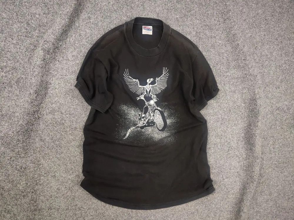 Other Vintage 1993 Harley Davidson Golden Gate Faded T shirt Tee Size US M / EU 48-50 / 2 - 1 Thumbnail