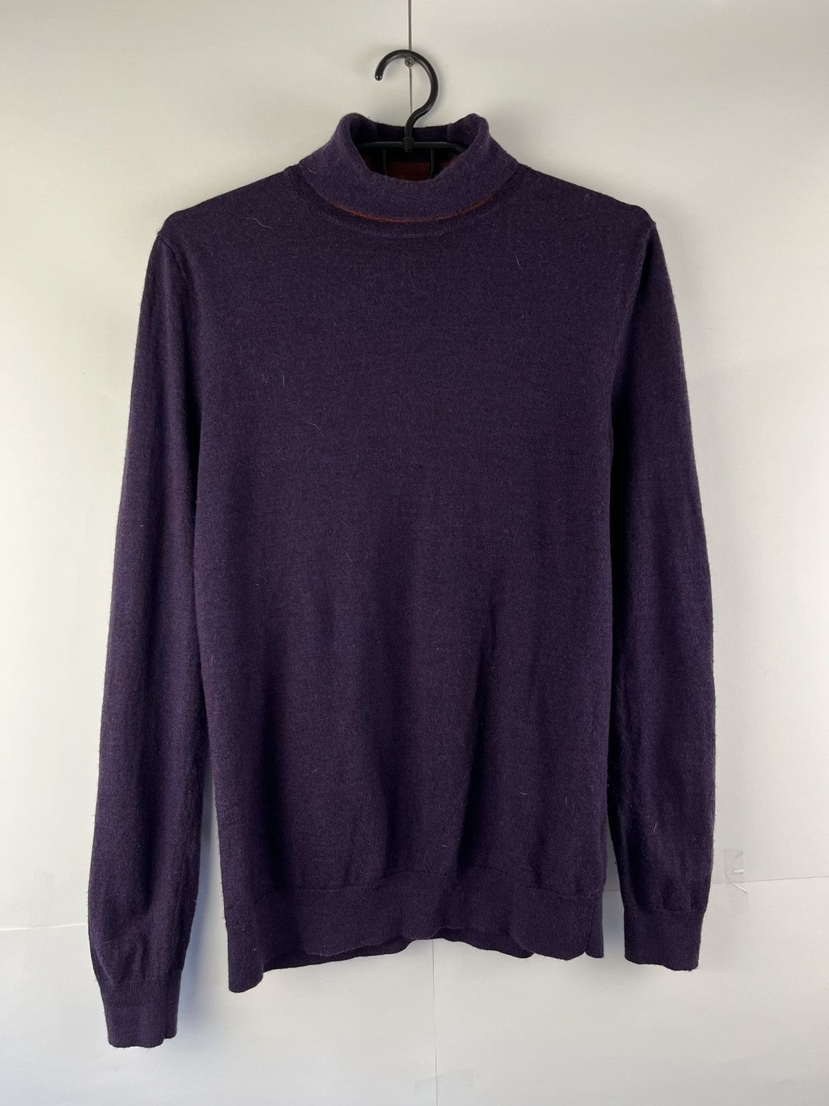 William Hunt William Hunt Luxury Merino Wool Turtleneck Sweater Jumper Size US L / EU 52-54 / 3 - 1 Thumbnail