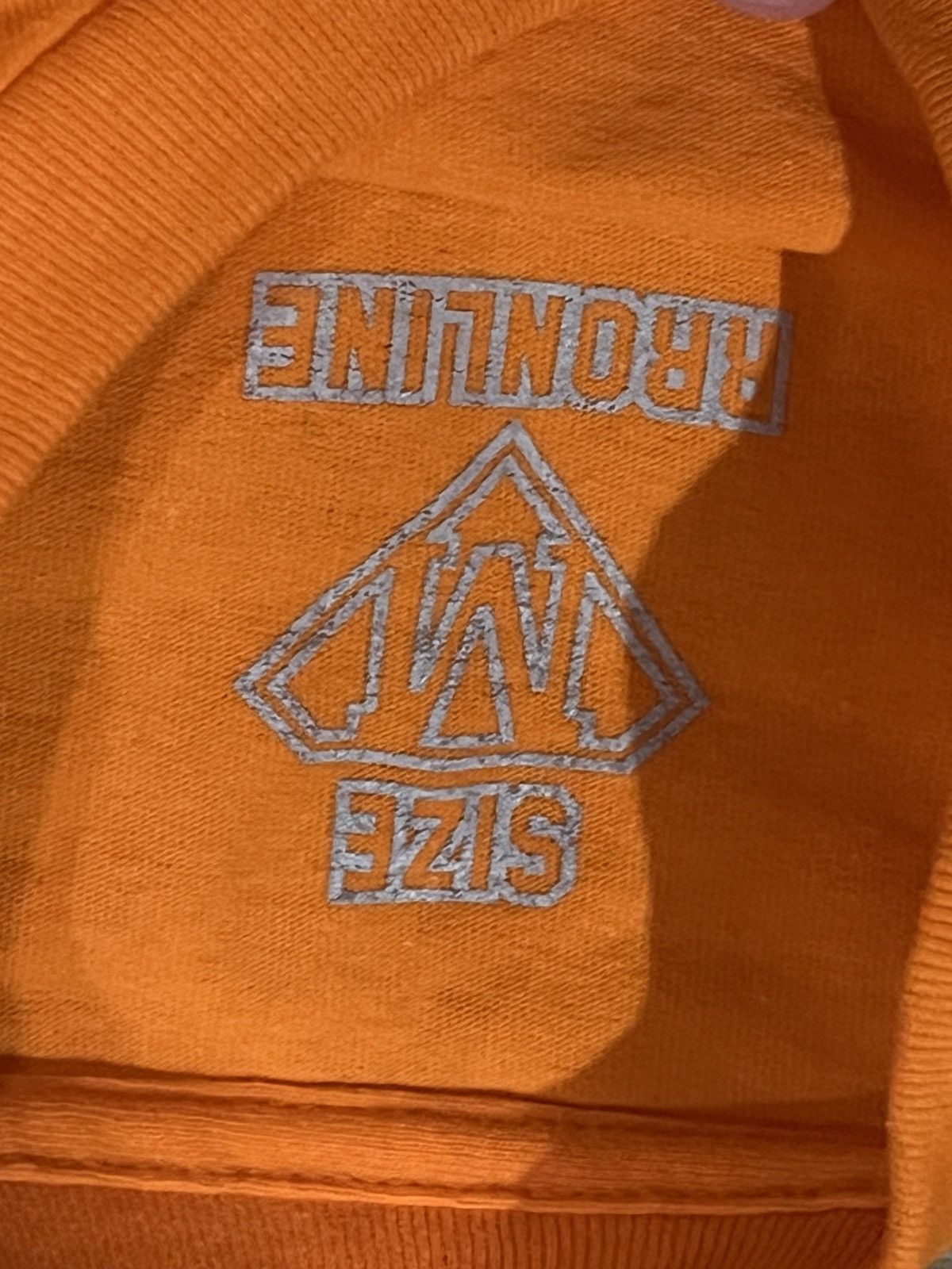 Japanese Brand × Rap Tees Classic Orange RR Tee Size US M / EU 48-50 / 2 - 3 Thumbnail