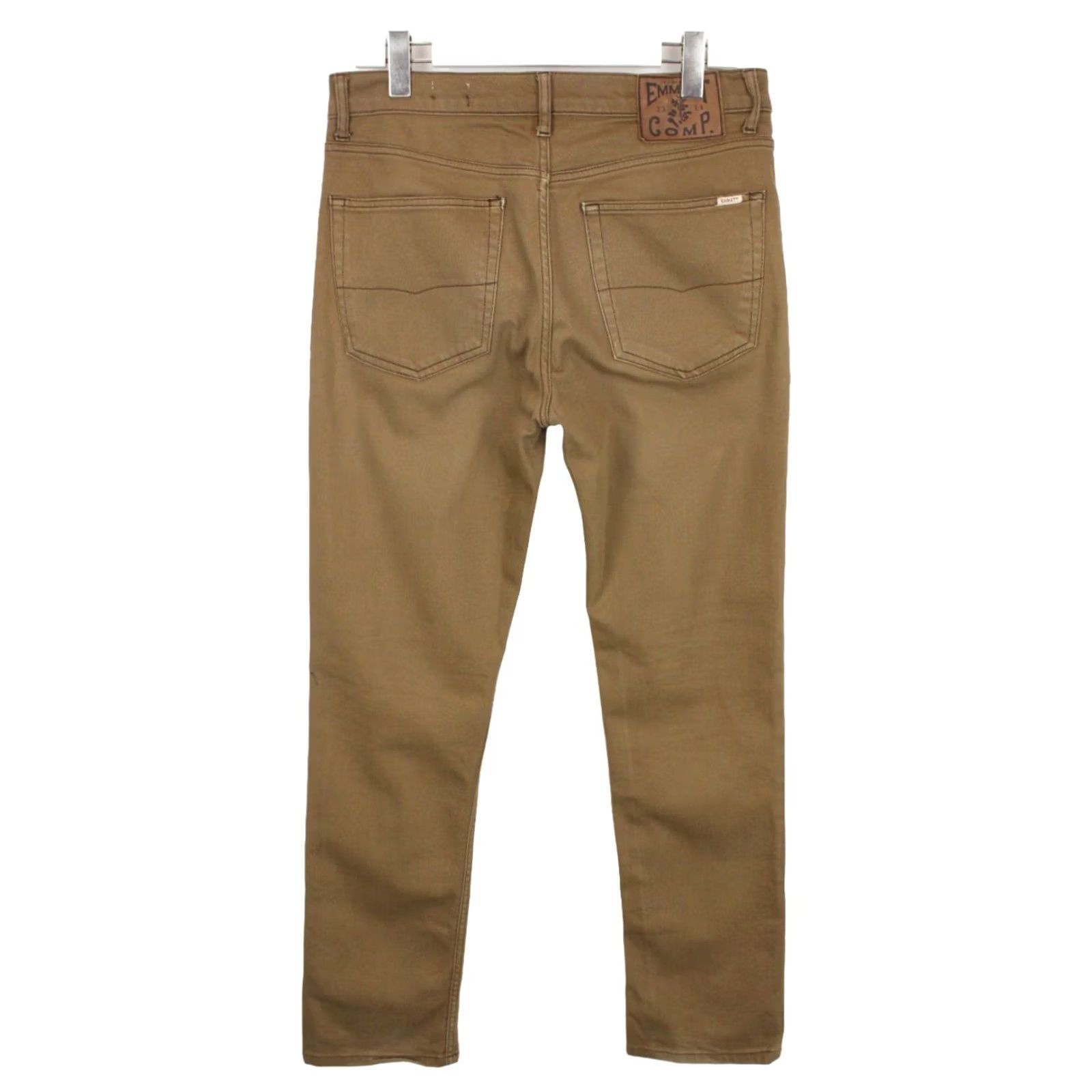 Emmett EMMETT Joe Jeans Men's Slim Fit Button Fly Logo Pockets Brown W34 Size US 34 / EU 50 - 2 Thumbnail