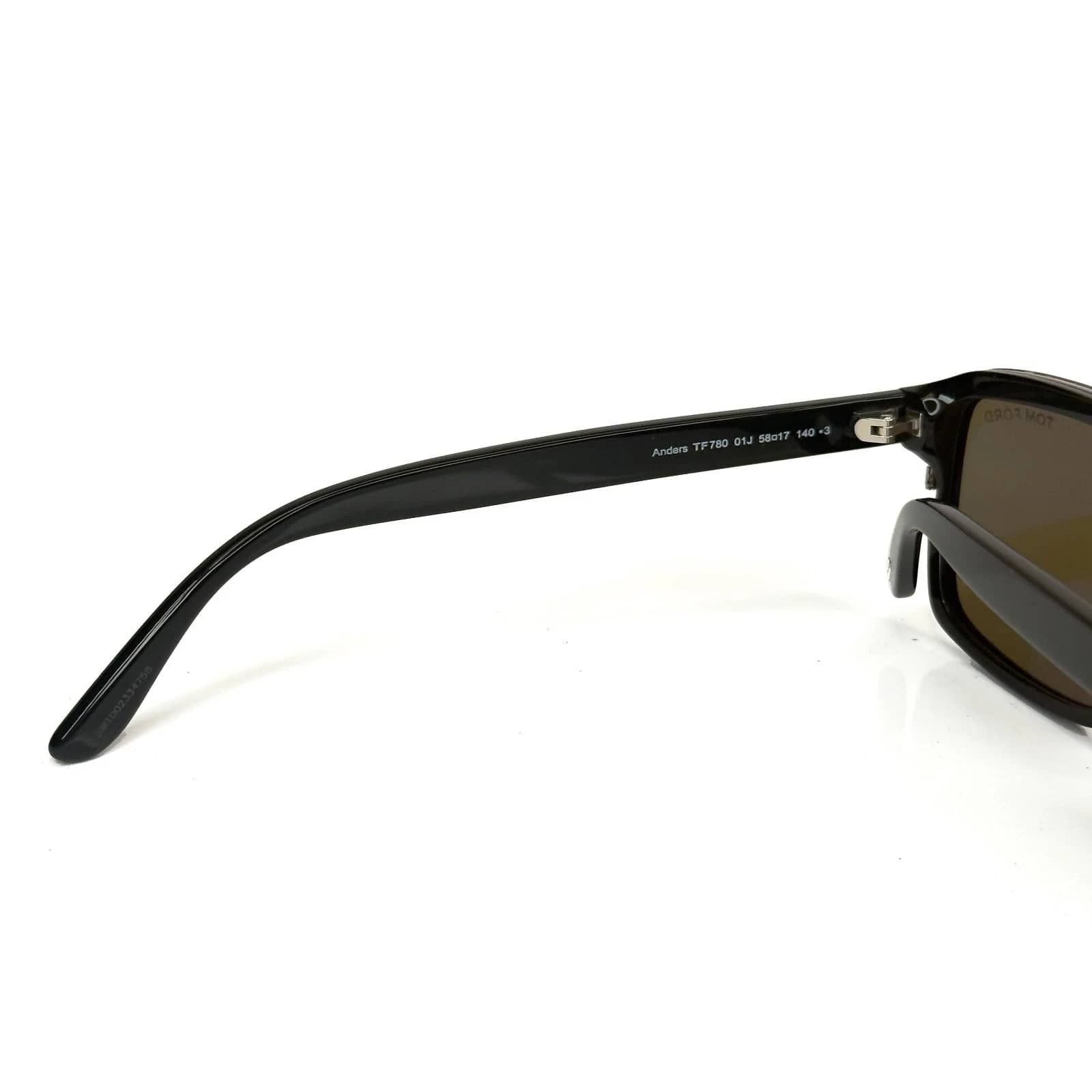 Tom Ford TOM FORD ANDERS TF780 780 Black Square Sunglass FT0780 01J Size ONE SIZE - 2 Thumbnail