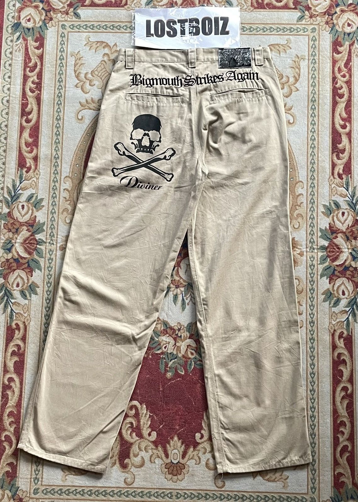 Japanese Brand DIVINER SKULL PANTS Size US 31 - 3 Thumbnail