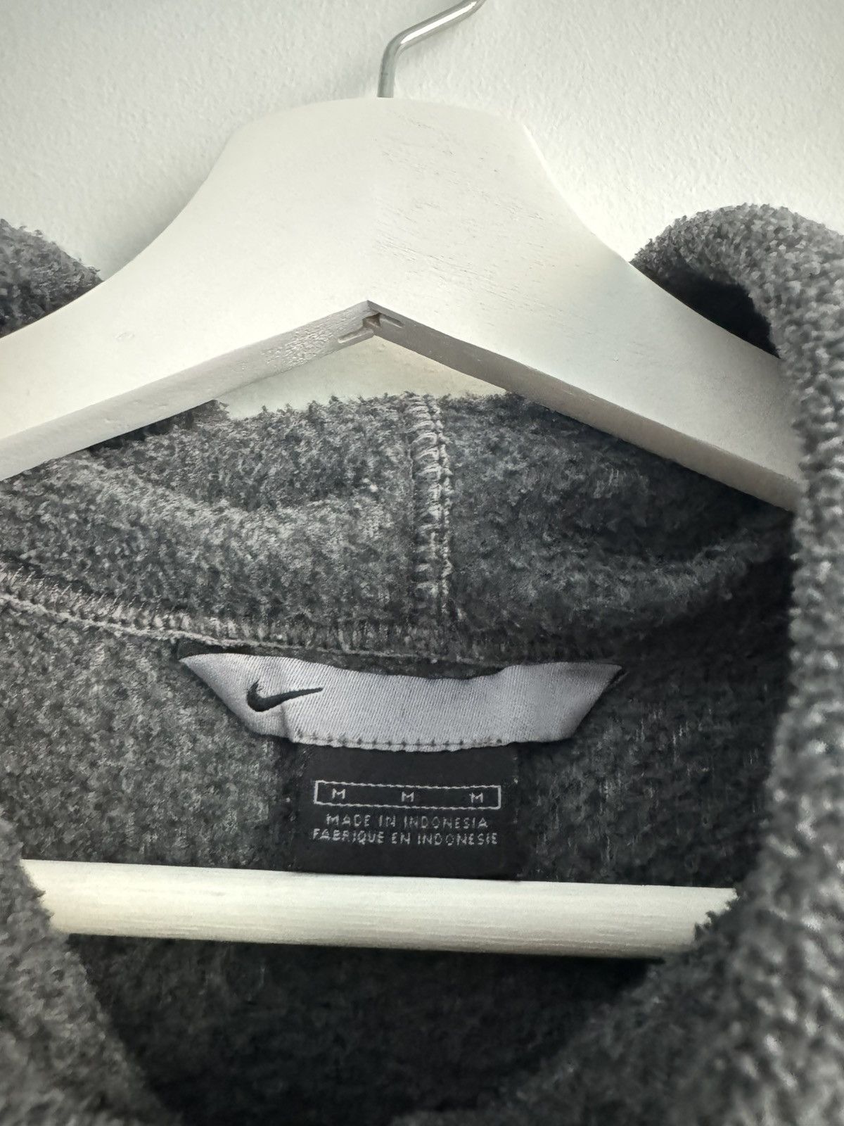 Nike Vintage Nike fleece Hoodie Spellout Oversized Size US M / EU 48-50 / 2 - 5 Thumbnail