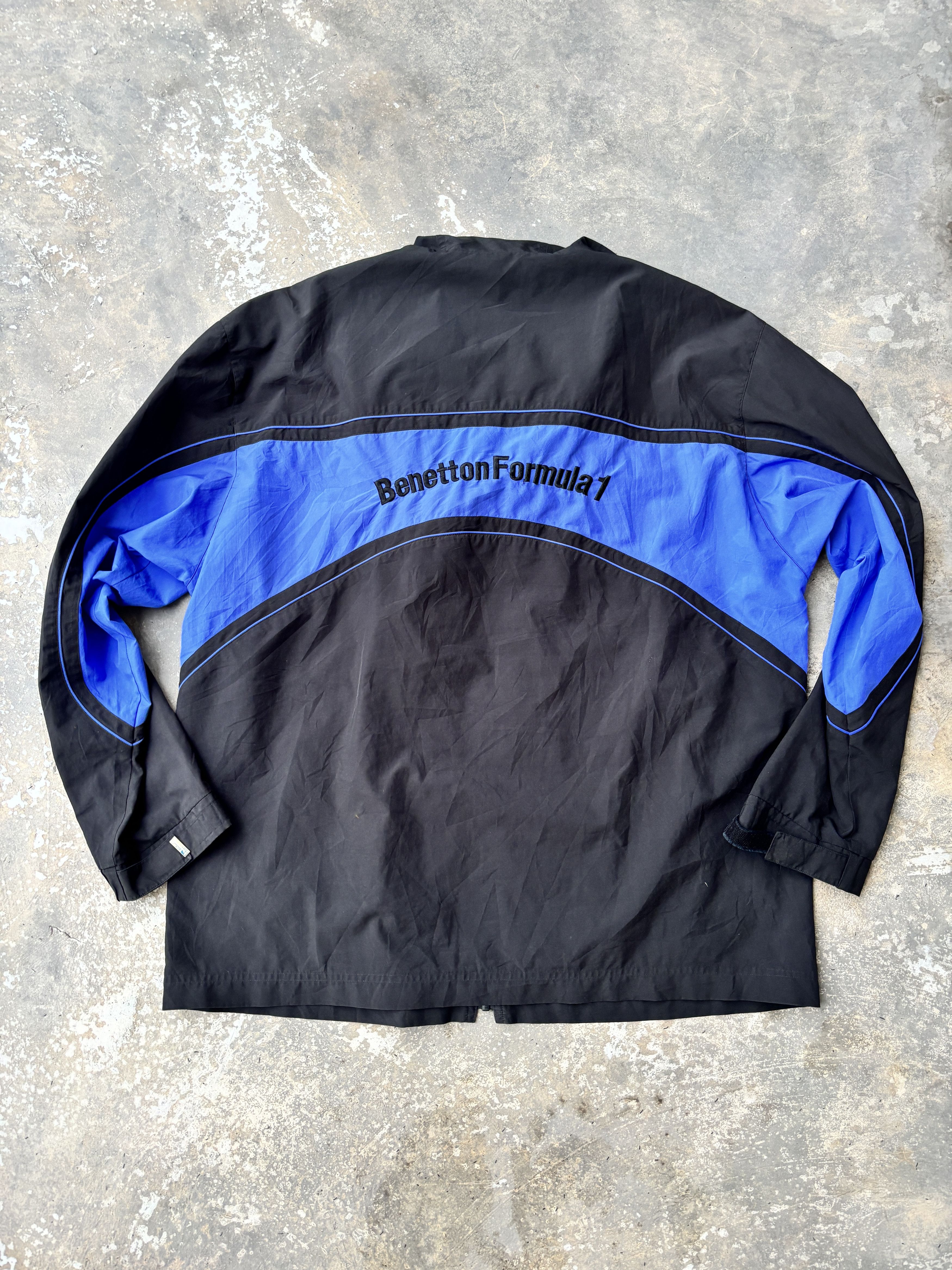 Benetton Benetton Formula 1 Racing Team Rare Vintage Hoodie Jacket Size US L / EU 52-54 / 3 - 8 Thumbnail