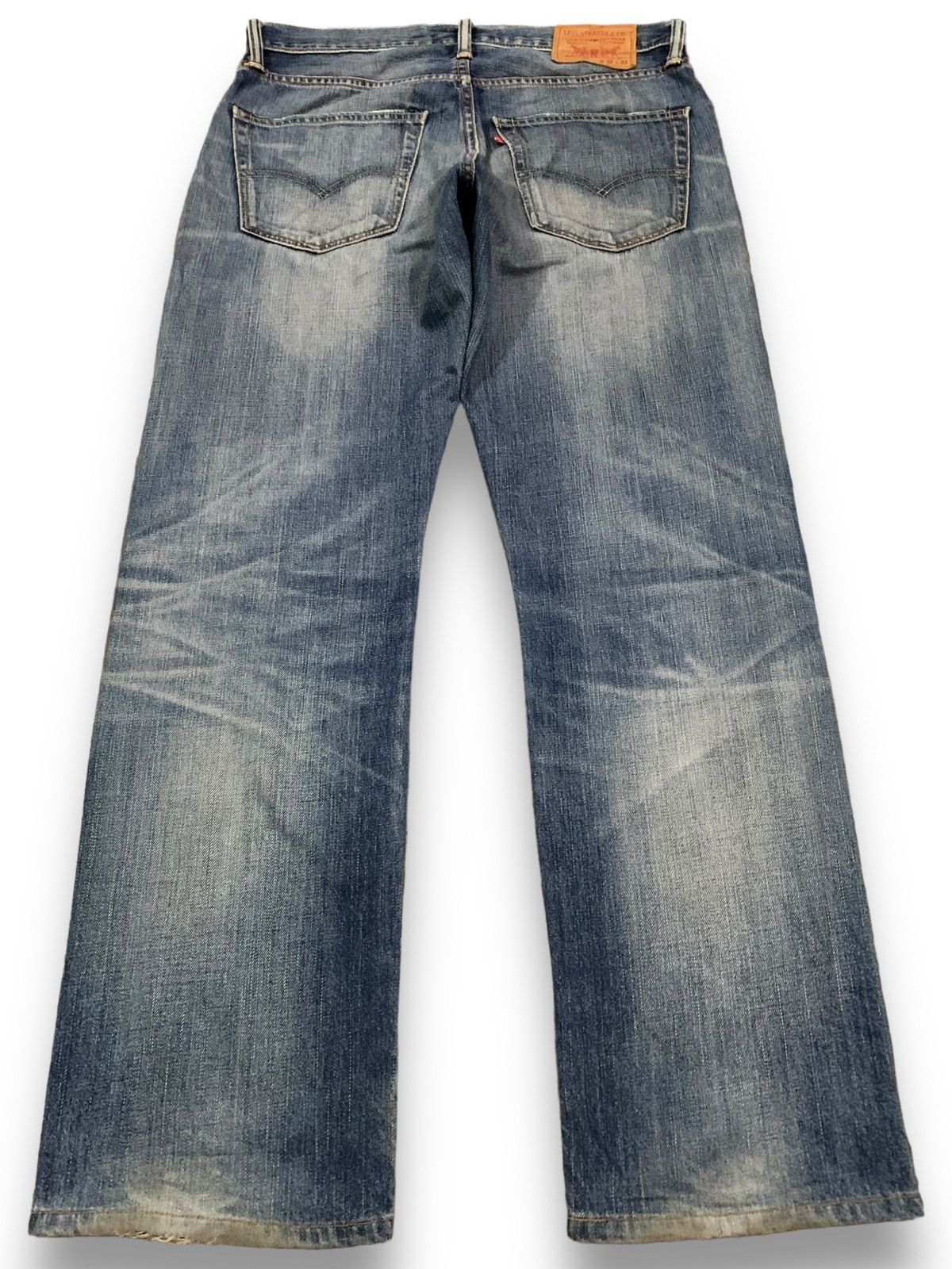 Levi's Vintage Clothing Vintage Y2K Levis 502 Blue Washed Loose Straight Jeans 32x29 Size US 32 / EU 48 - 2 Thumbnail