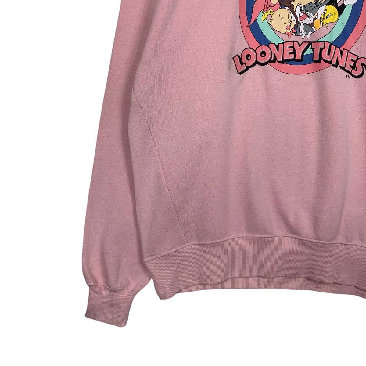 Japanese Brand Looney Tunes Pink Crewneck Sweatshirt Size US M / EU 48-50 / 2 - 3 Thumbnail