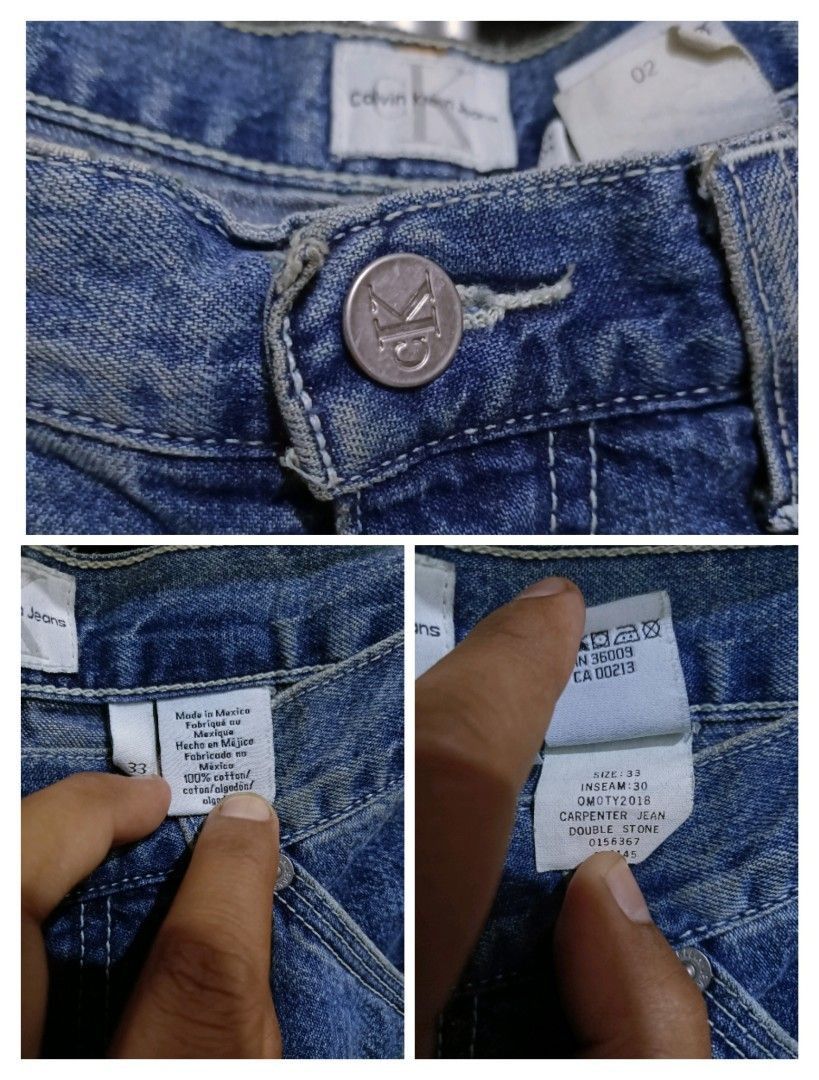 Calvin Klein × Vintage Vintage calvin klein carpenter jeans Size US 33 - 9 Thumbnail