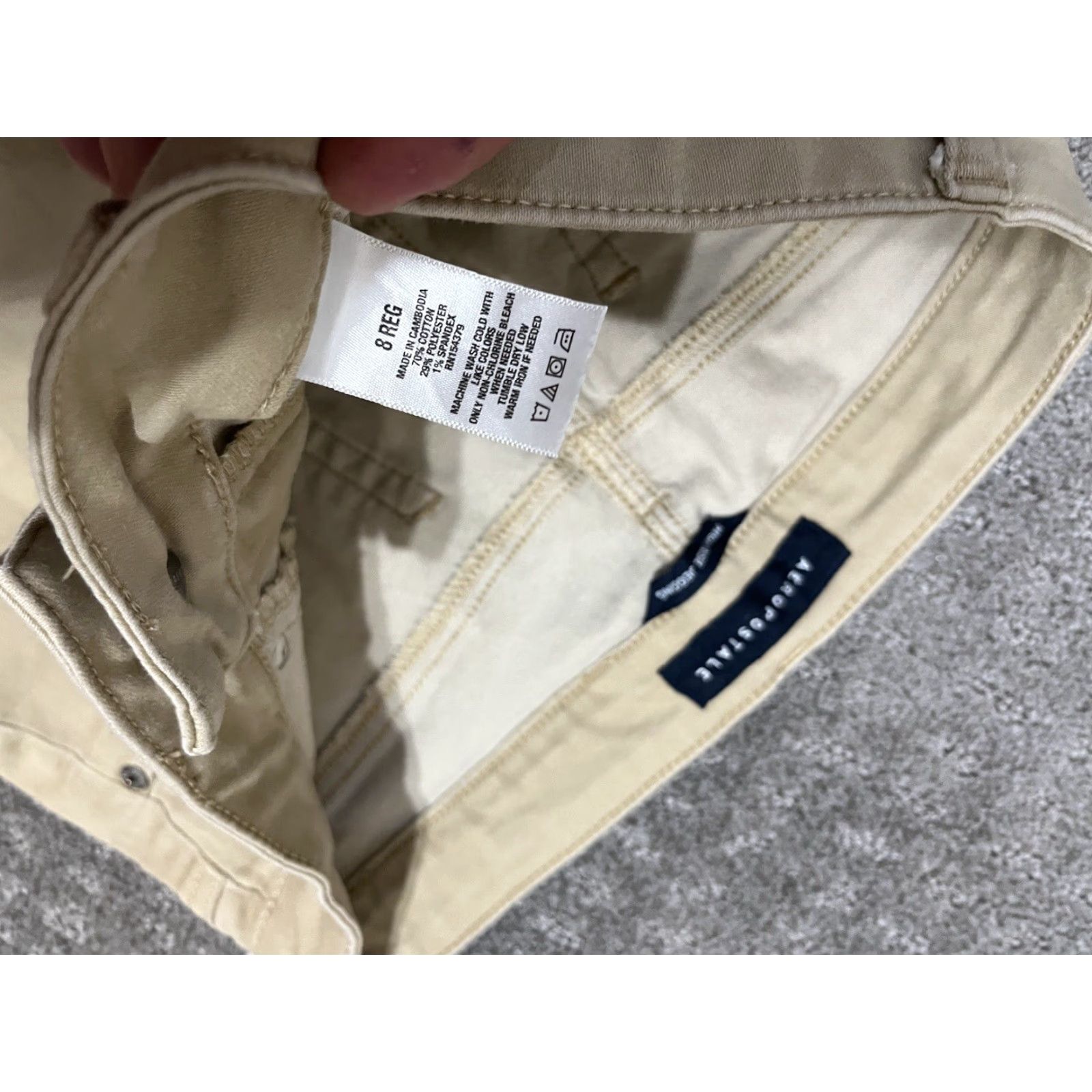 Vintage VINTAGE Women’s Aeropostale Soft Beige High Rise Jegging Pants Size 8 Regular Size 30" / US 8 / IT 44 - 6 Thumbnail