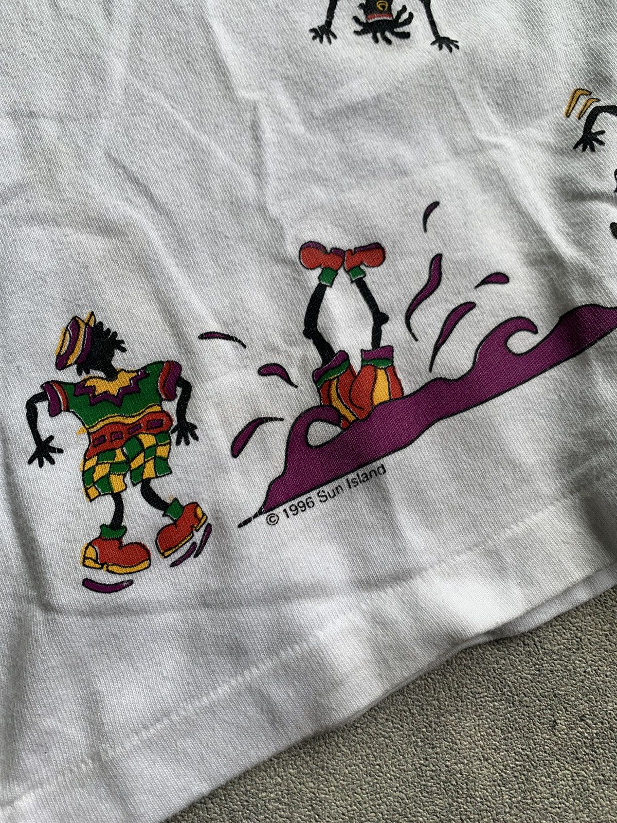 Vintage Vintage 90s Jamaica Reggae Jam Rasta Singgle Stitch Size US L / EU 52-54 / 3 - 6 Thumbnail