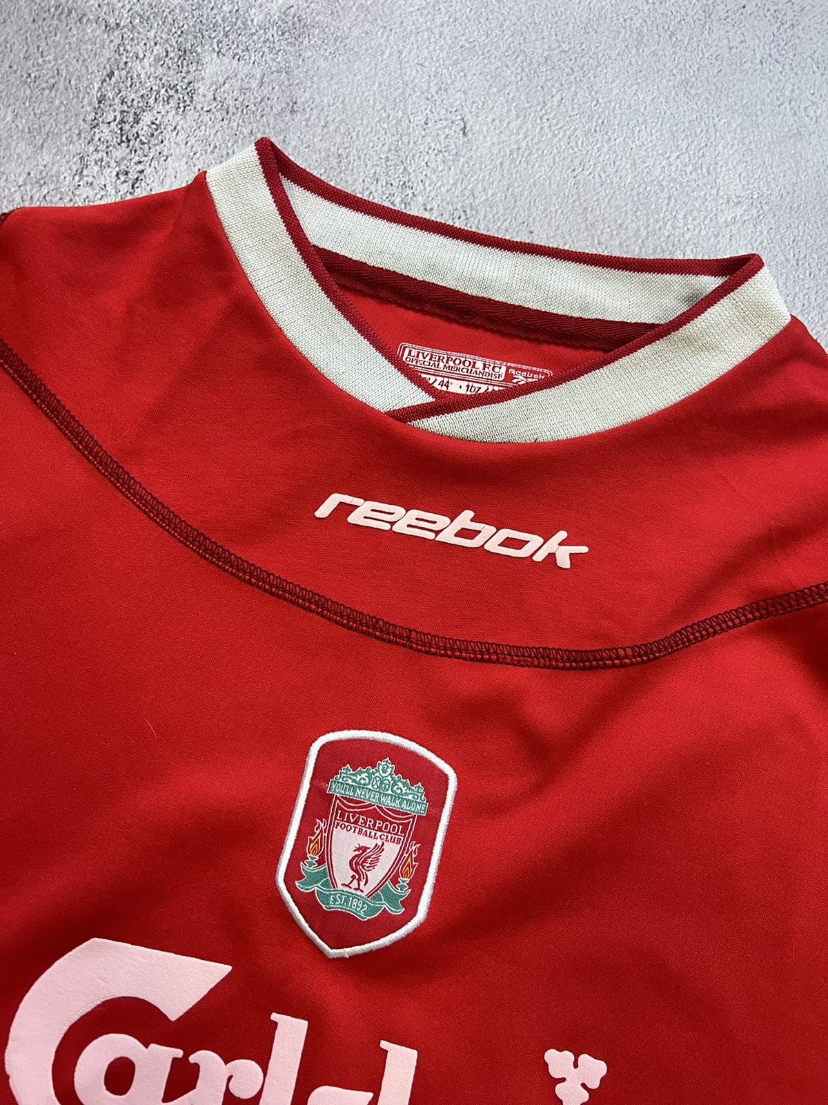 Vintage Vintage Reebok Liverpool 2002/04 home Football Jersey Size US L / EU 52-54 / 3 - 5 Thumbnail