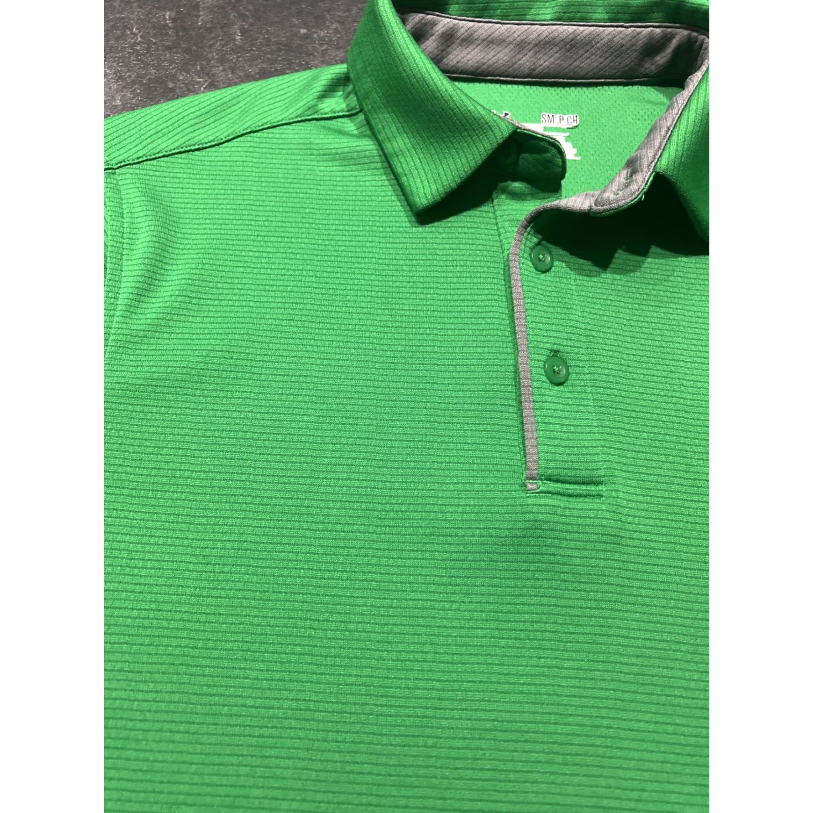 Under Armour Under Armour Tech Polo Green Mens S Short Sleeve Loose HeatGear Polo Golf Size US S / EU 44-46 / 1 - 4 Thumbnail
