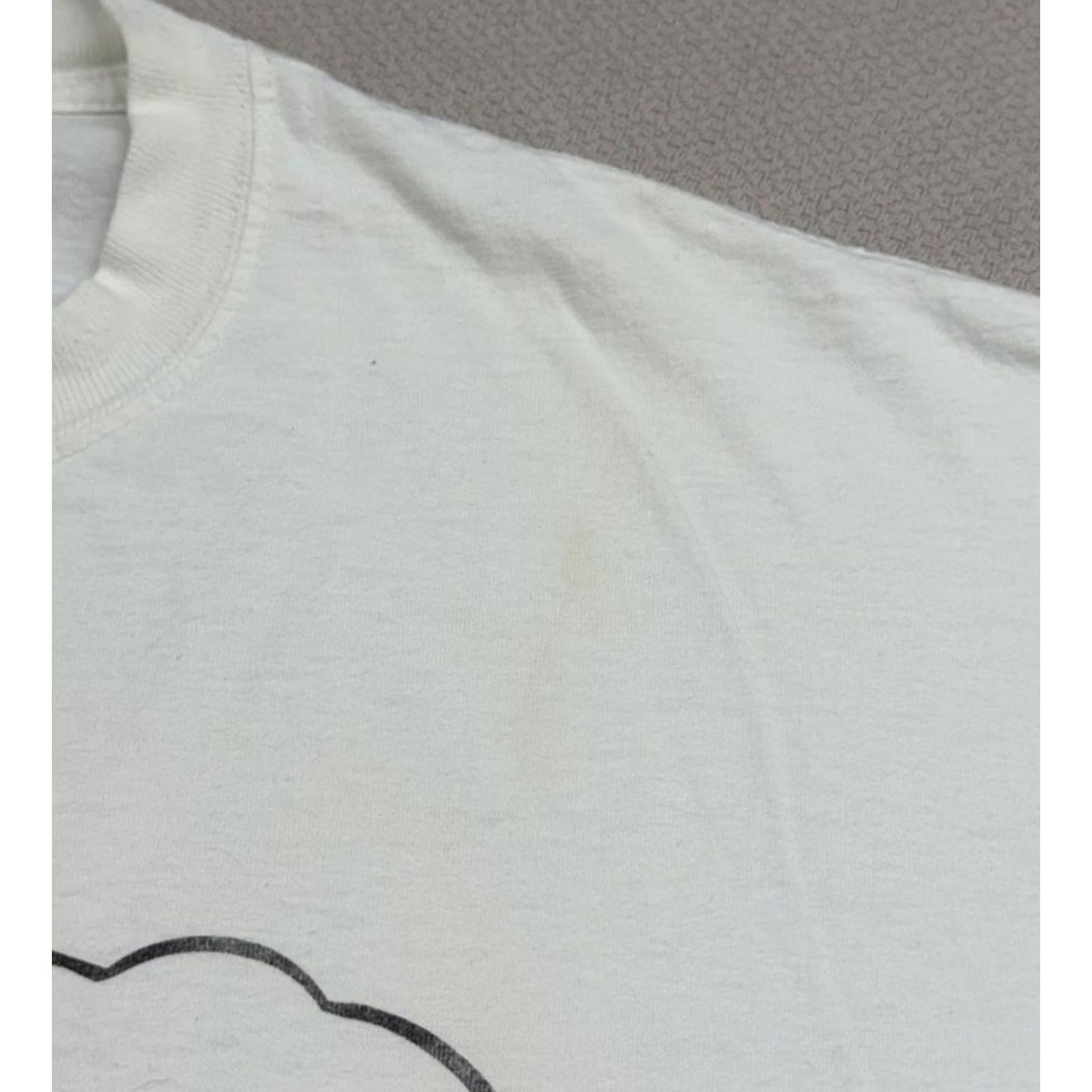 Disney VINTAGE Disney T-Shirt Men’s One Size White 90s Mickey Minnie Logo Crew Neck Cotton Knit Relaxed Size US M / EU 48-50 / 2 - 8 Thumbnail