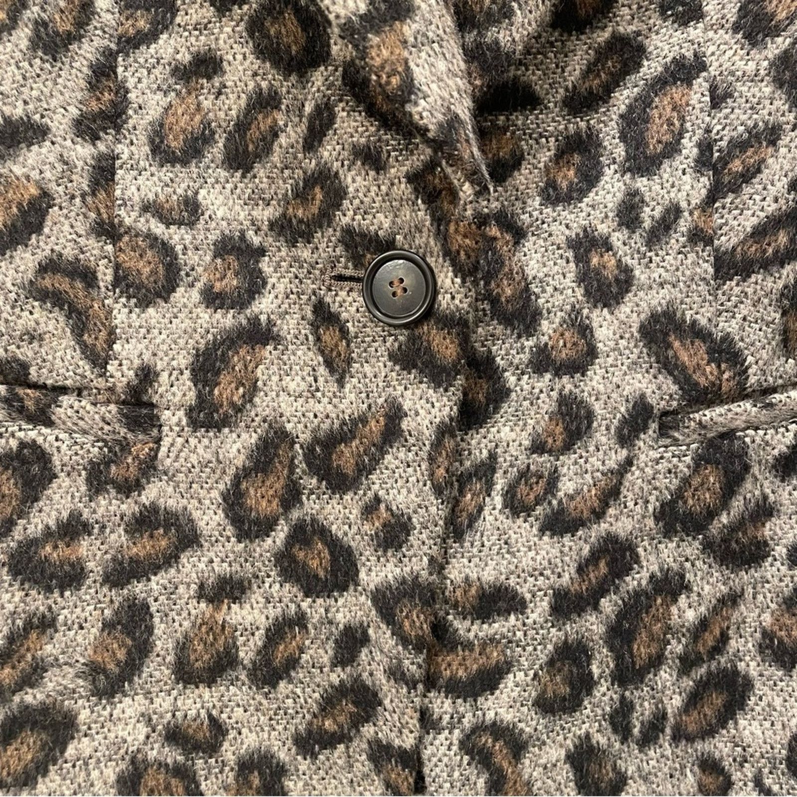 Loft Ann Taylor LOFT Leopard Print Blazer XS Size XS / US 0-2 / IT 36-38 - 7 Thumbnail