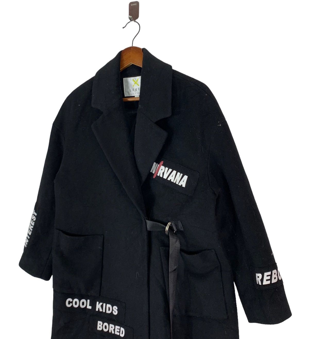 Designer VINTAGE NIRVANA COSTUME MADE GRUNCH COAT Size US M / EU 48-50 / 2 - 3 Thumbnail