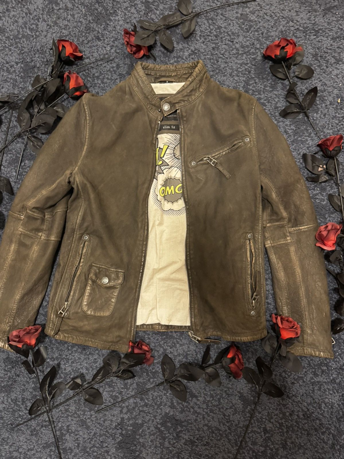 Gypsy Gypsy Vintage Brown Leather Jacket Size US S / EU 44-46 / 1 - 1 Thumbnail